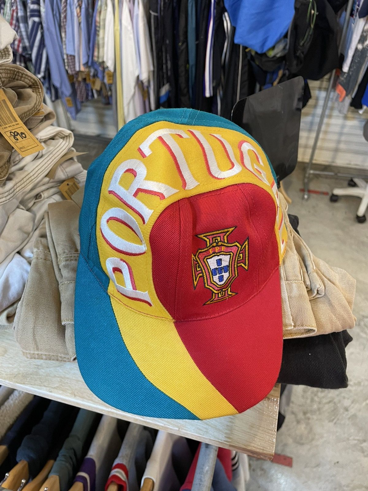 Other Vintage Portugal Football Team Cap Size ONE SIZE - 2 Thumbnail