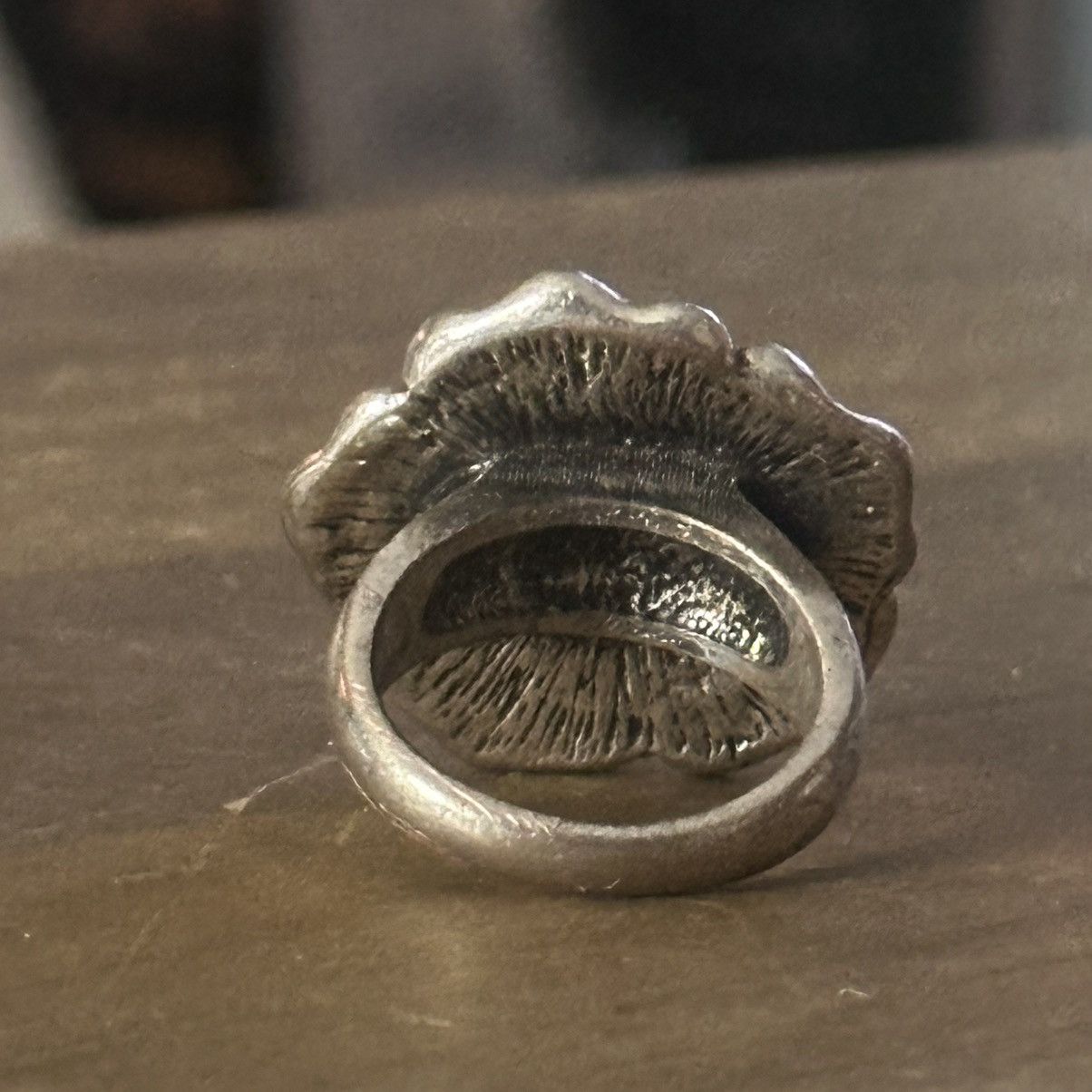Other Vintage silver tone flower ring Size ONE SIZE - 4 Thumbnail