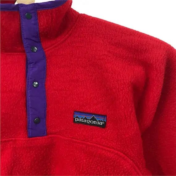 Patagonia Vtg 90’ PATAGONIA USA SYNCHILLA Snap Button Fleece Jacket Size XS / US 0-2 / IT 36-38 - 4 Thumbnail