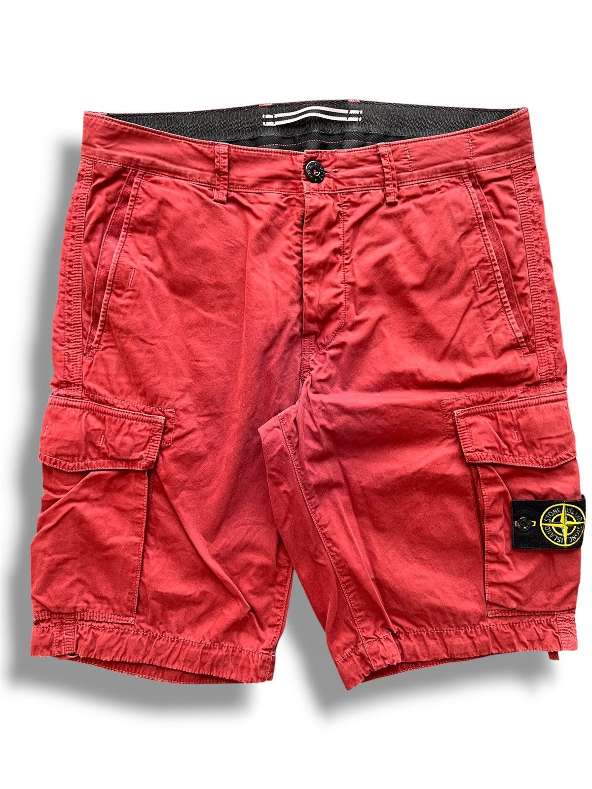 Stone Island Stone Island Type SL Cargo Shorts Red W31 pants bricks Size US 31 - 1 Thumbnail