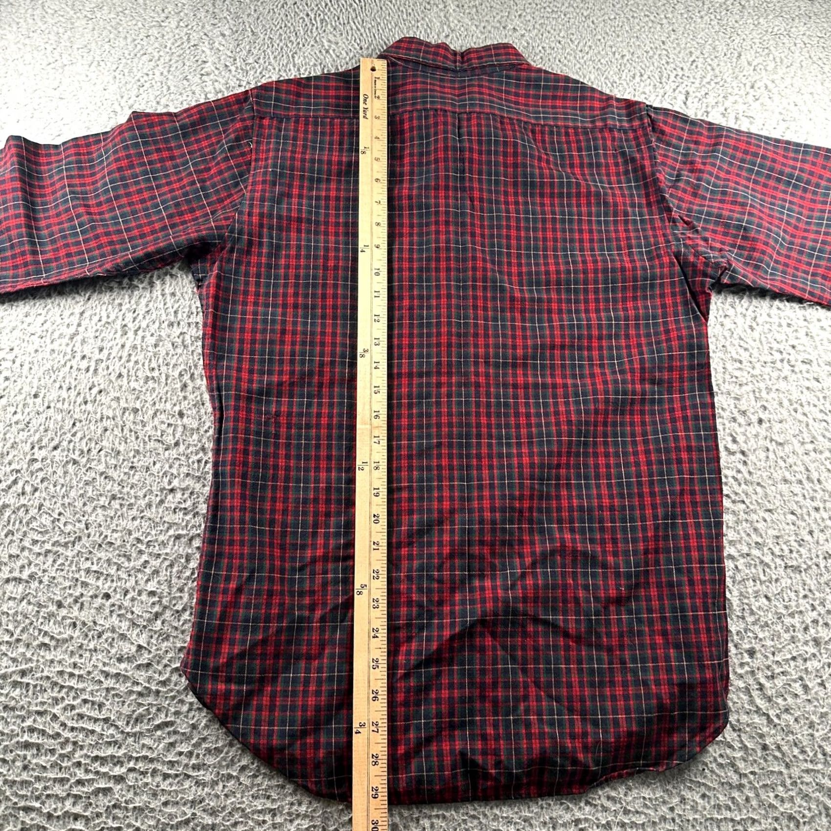 Pendleton VINTAGE Pendleton Shirt Mens M Red Green Navy Plaid Wool Button Down USA Size US M / EU 48-50 / 2 - 6 Thumbnail
