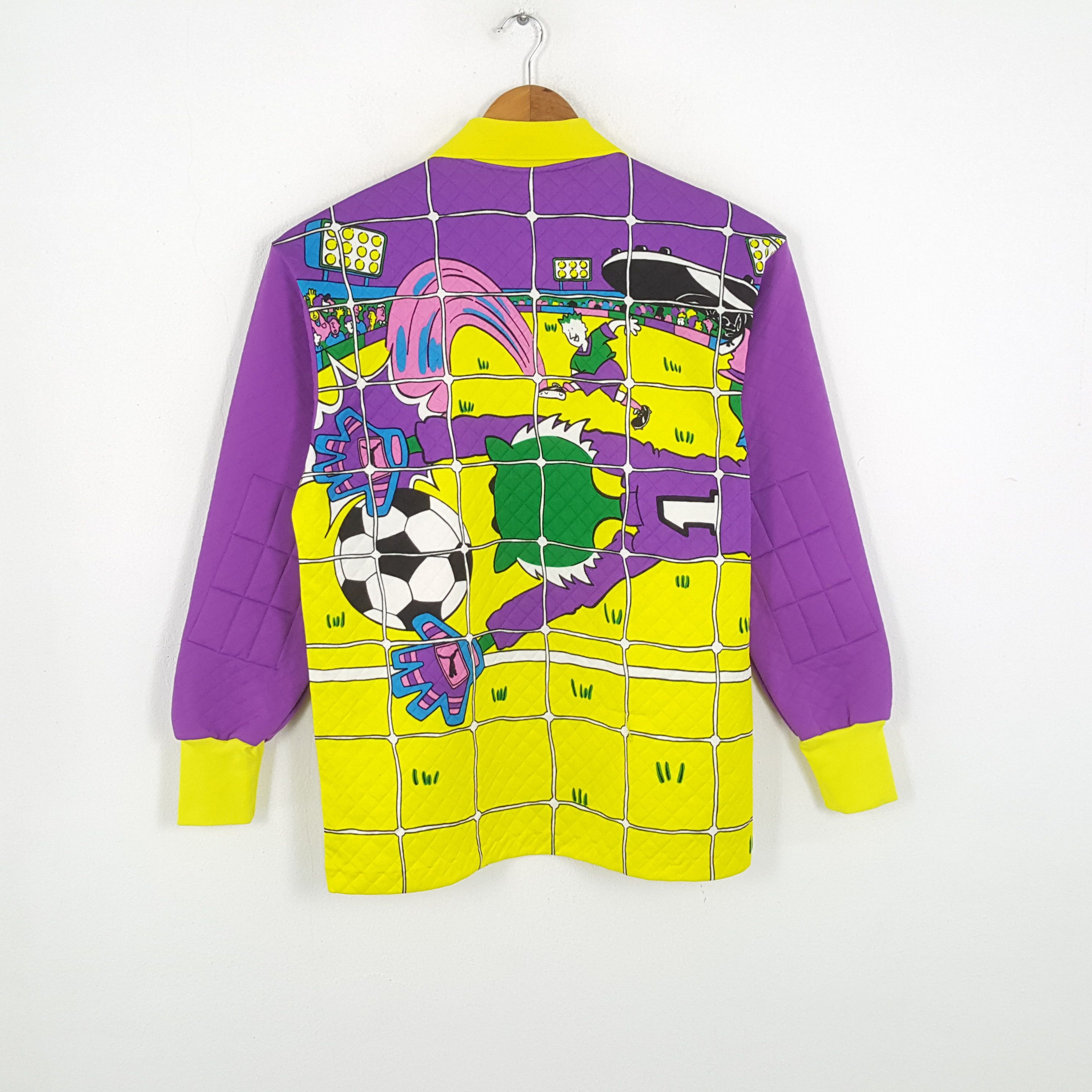 Japanese Brand × Puma × Vintage Vintage PUMA Sportswear Full Print Art Style Sweatshirts Size US L / EU 52-54 / 3 - 3 Thumbnail