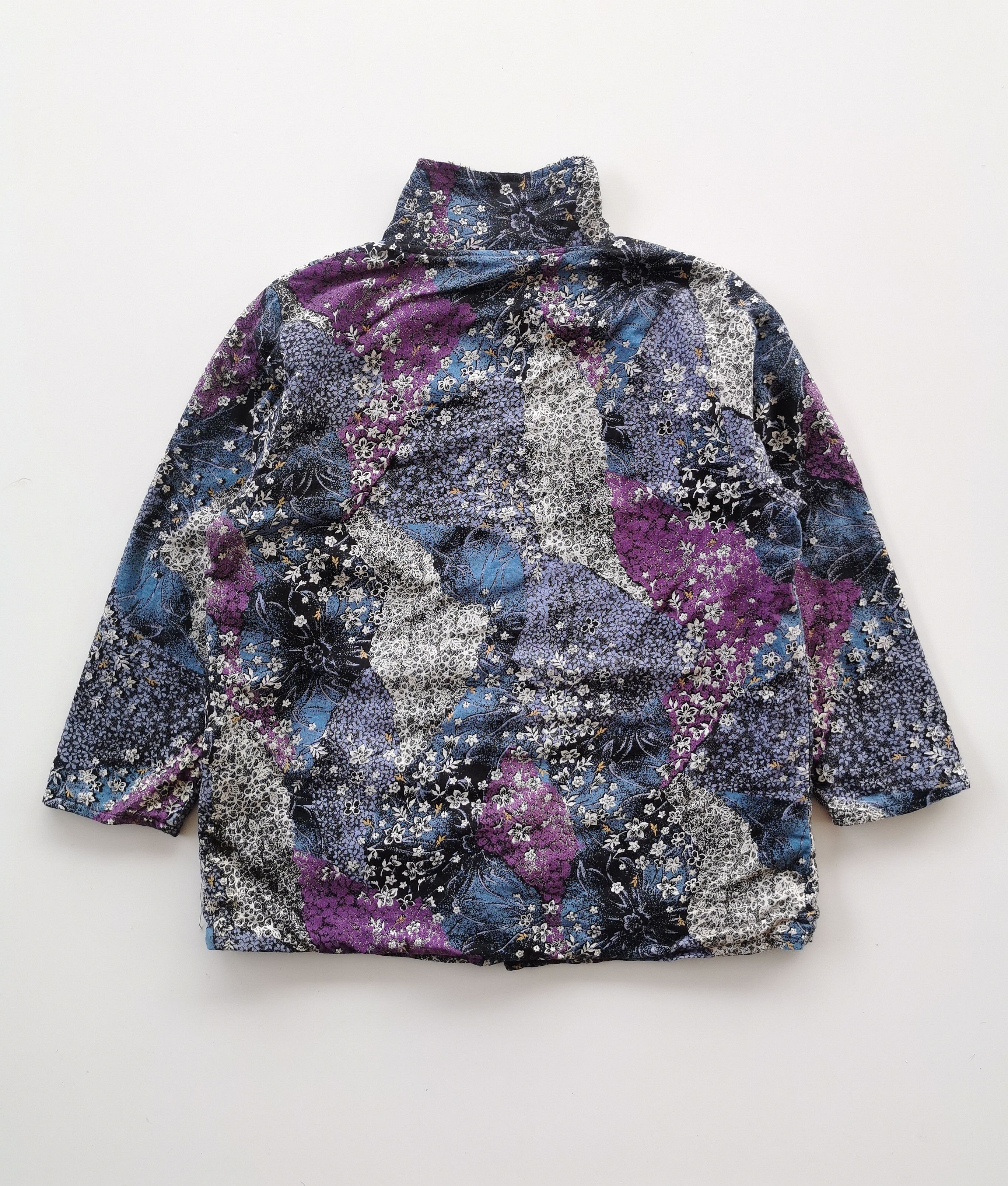 Japanese Brand Hysabun Japan Flower Art Double Pocket Sweater Size US M / EU 48-50 / 2 - 9 Thumbnail