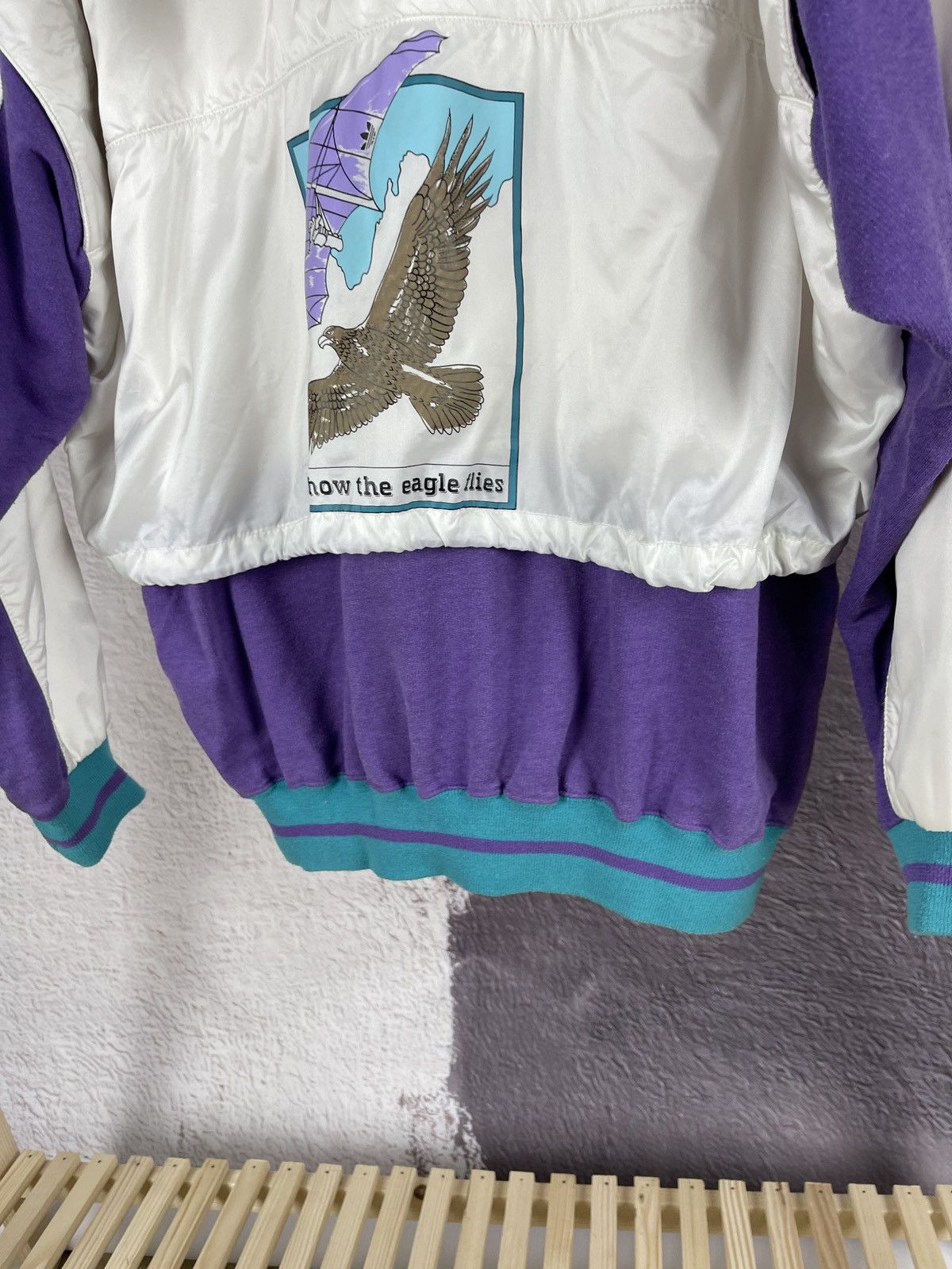 Adidas Adidas Hang Glider vintage 90s how the eagle flies anorak Size US S / EU 44-46 / 1 - 18 Thumbnail