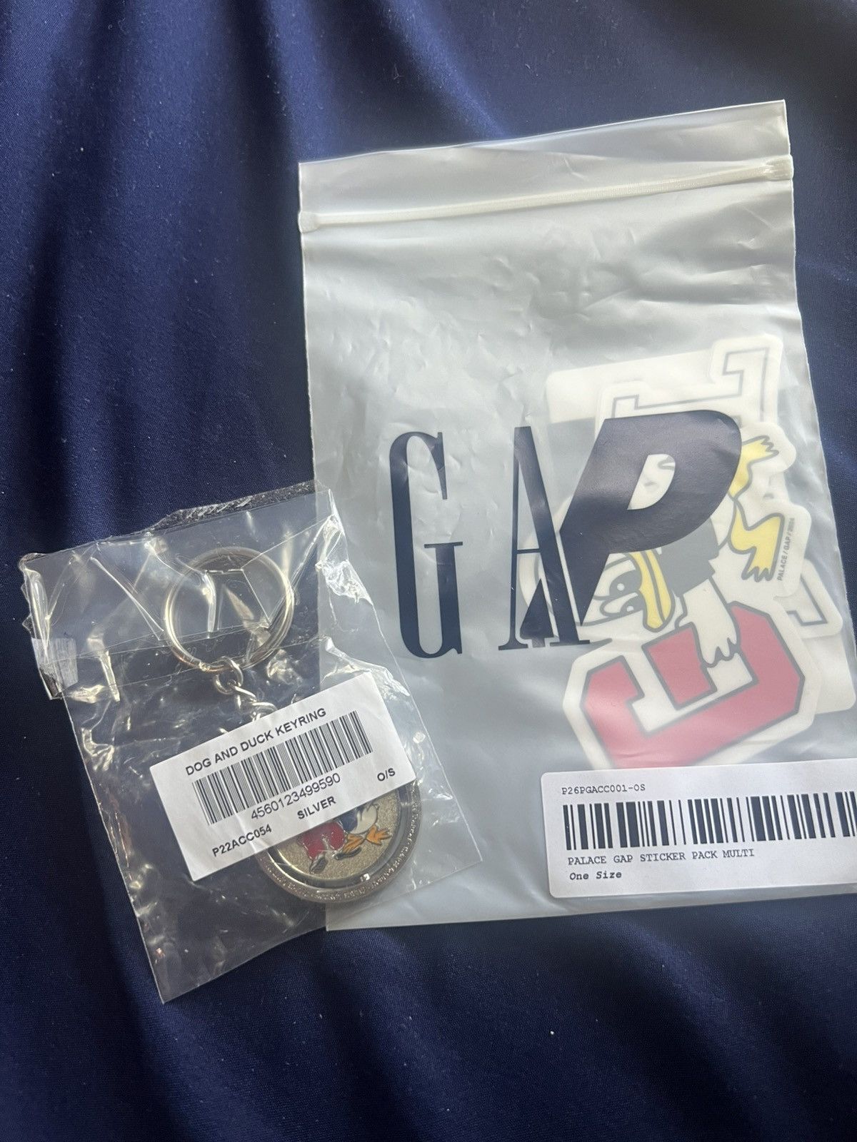 Palace New Palace DOG AND DUCK KEYRING SILVER - One Size Size ONE SIZE - 5 Thumbnail