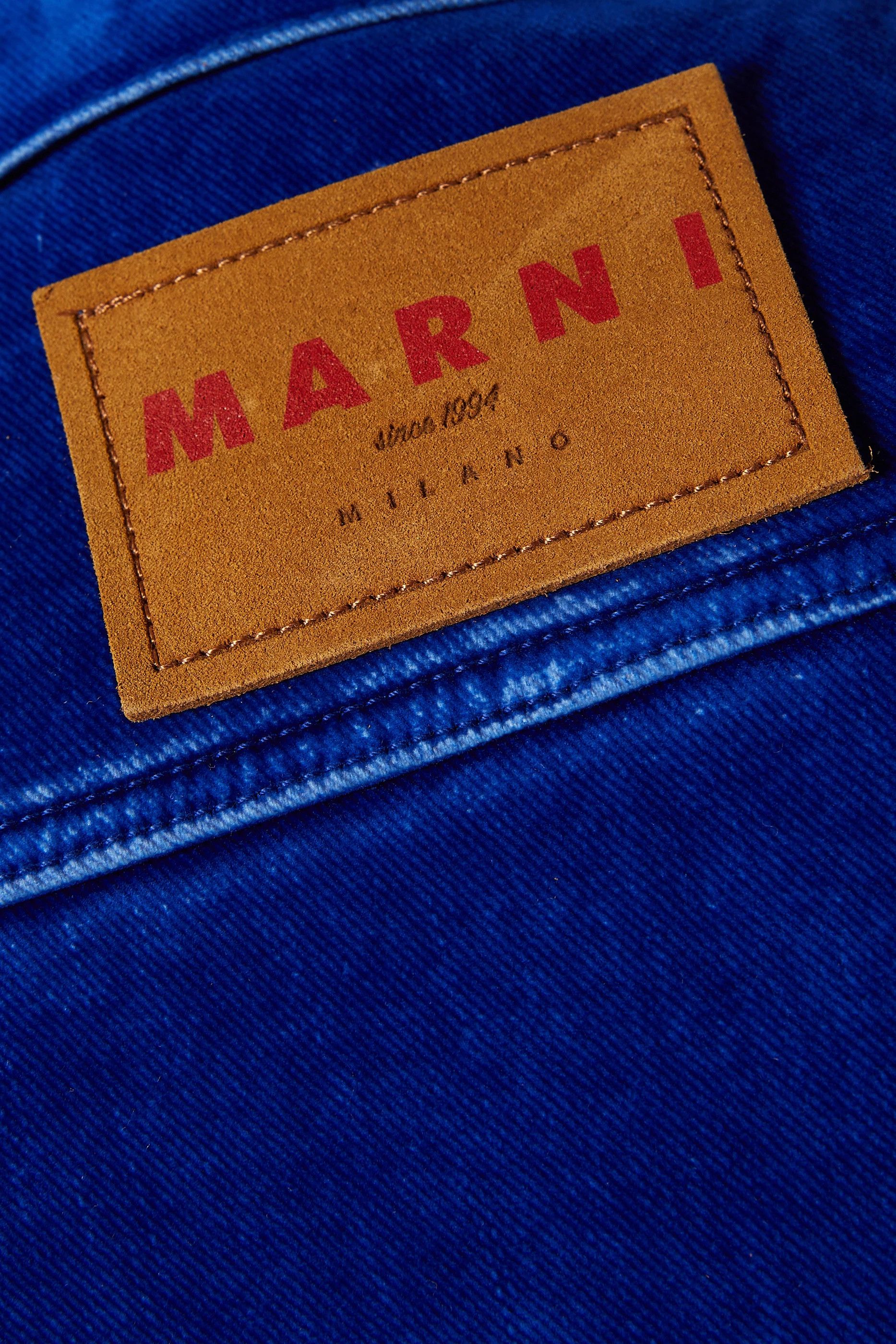 Marni o1y0225 Denim Jacket in Bright Blue Size US M / EU 48-50 / 2 - 3 Thumbnail