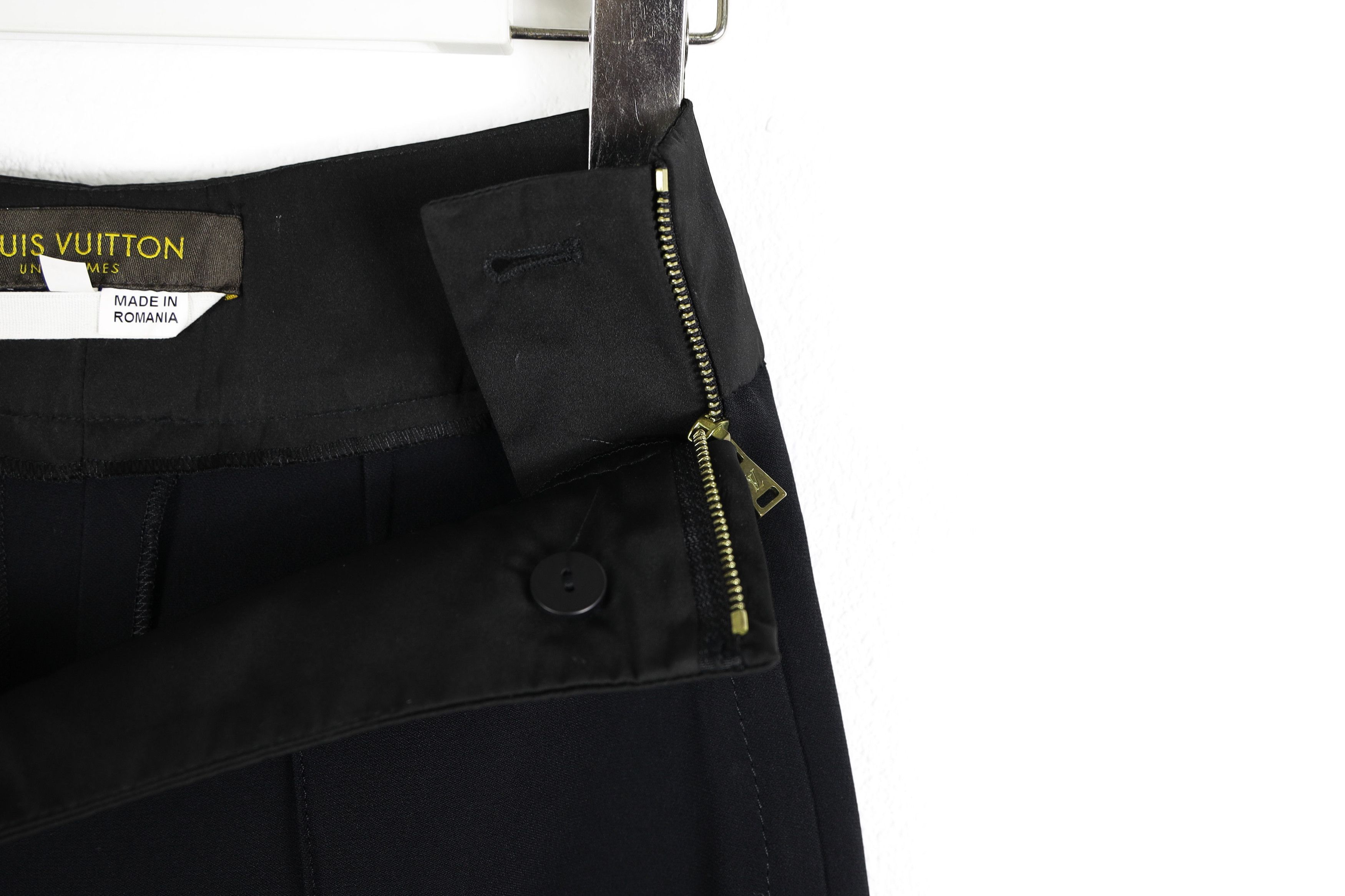 Louis Vuitton Womens Louis Vuitton Uniforms Black Trousers Pants Size 26" / US 2 / IT 38 - 5 Thumbnail