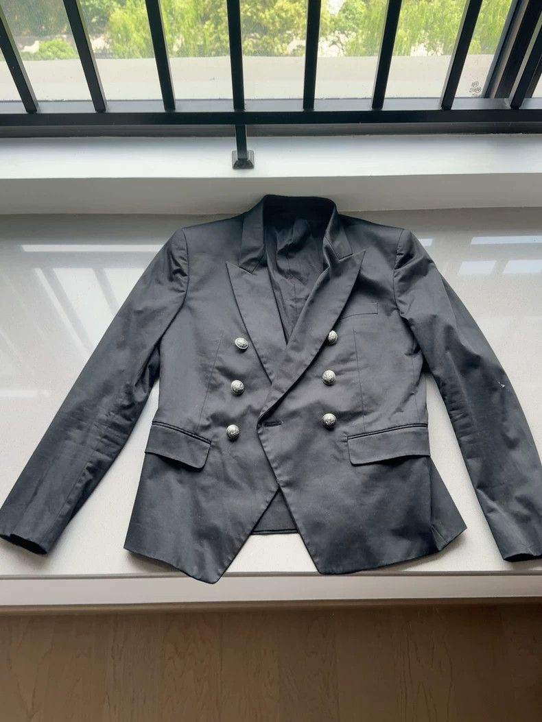 Balmain Classic Balmain Double-Breasted Blazer Jacket Size US L / EU 52-54 / 3 - 1 Thumbnail