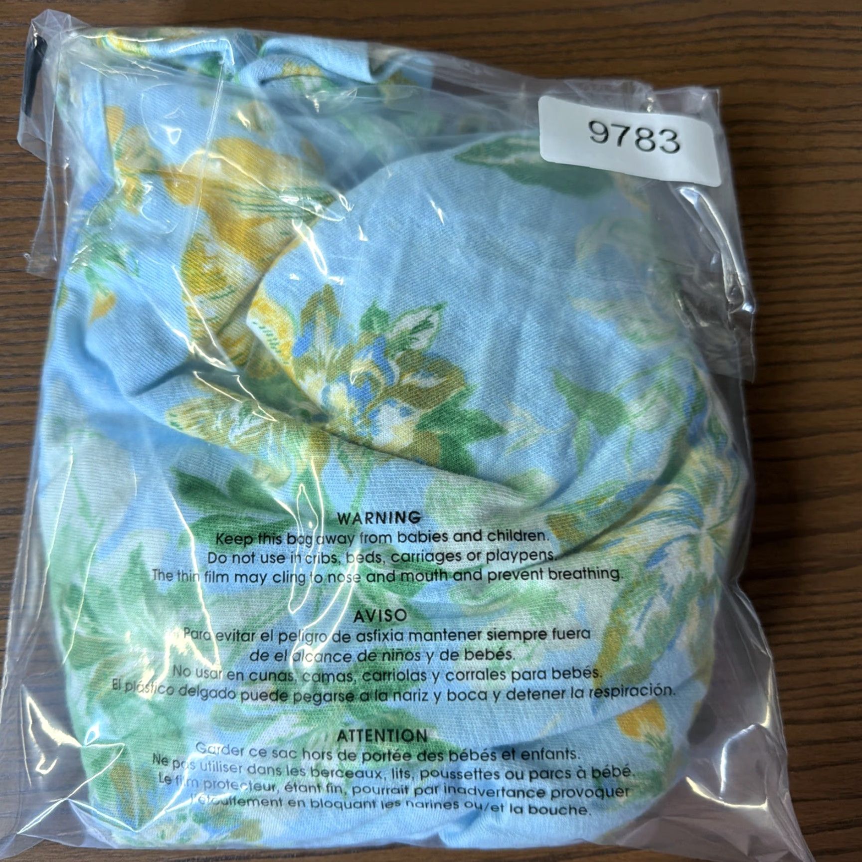 Talbots Talbots T-Shirt Womens M Blue Geometric Floral Beach Nautical Linen Cotton Blend Size M / US 6-8 / IT 42-44 - 4 Thumbnail