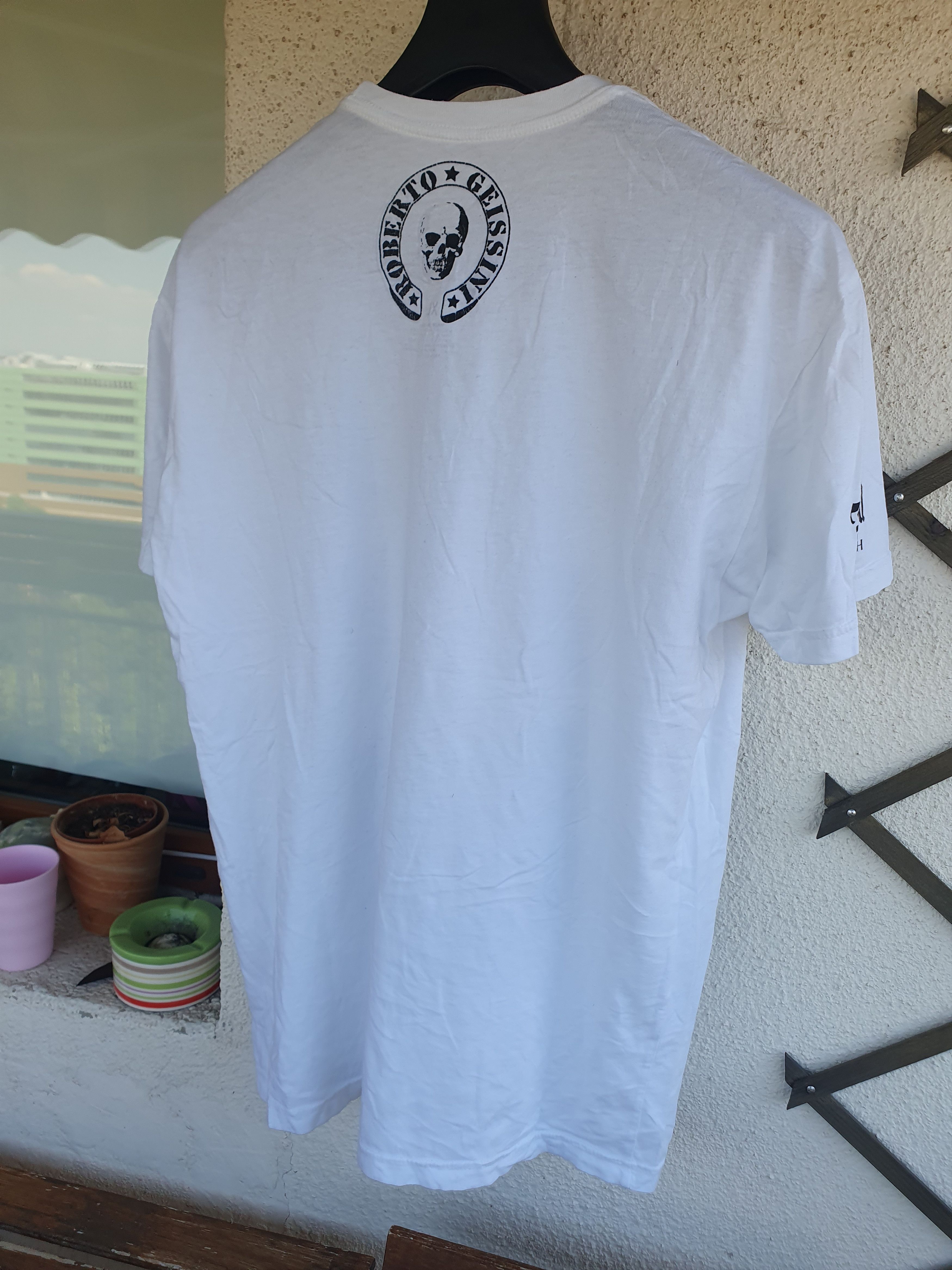 Swagger Roberto Geissini Death's Head t-shirt Made in USA sz XL/L? Size US XL / EU 56 / 4 - 3 Thumbnail