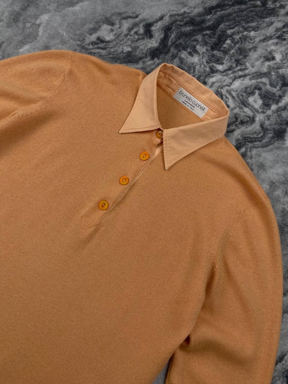 Brunello Cucinelli Brunello Cucinelli Cashmere Knit Polo Long Sleeve Sweater Size US M / EU 48-50 / 2 - 3 Thumbnail