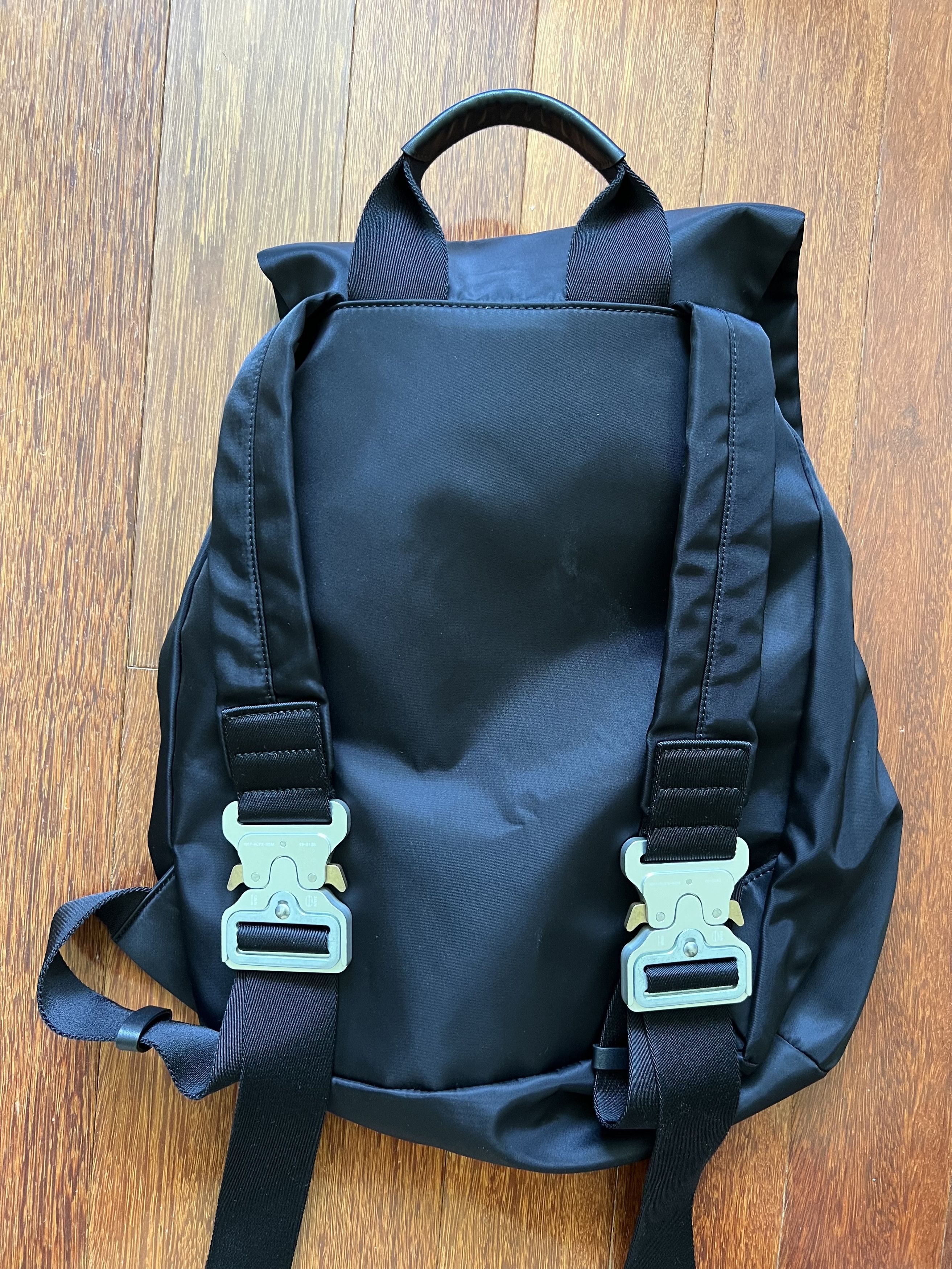 1017 ALYX 9SM 💚 1017 ALYX 9SM Oversize Tank Backpack Black Size ONE SIZE - 4 Thumbnail
