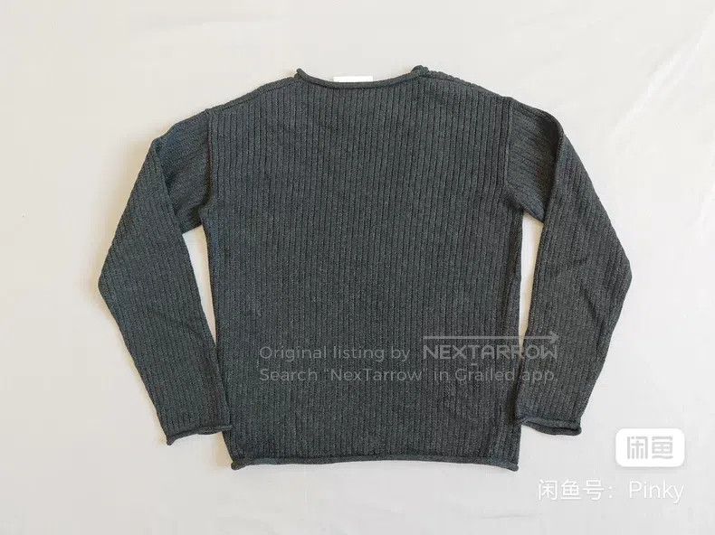 Other Hermes Knitted sweater, blue-gray, 100% sea island cotton, Size US L / EU 52-54 / 3 - 5 Thumbnail