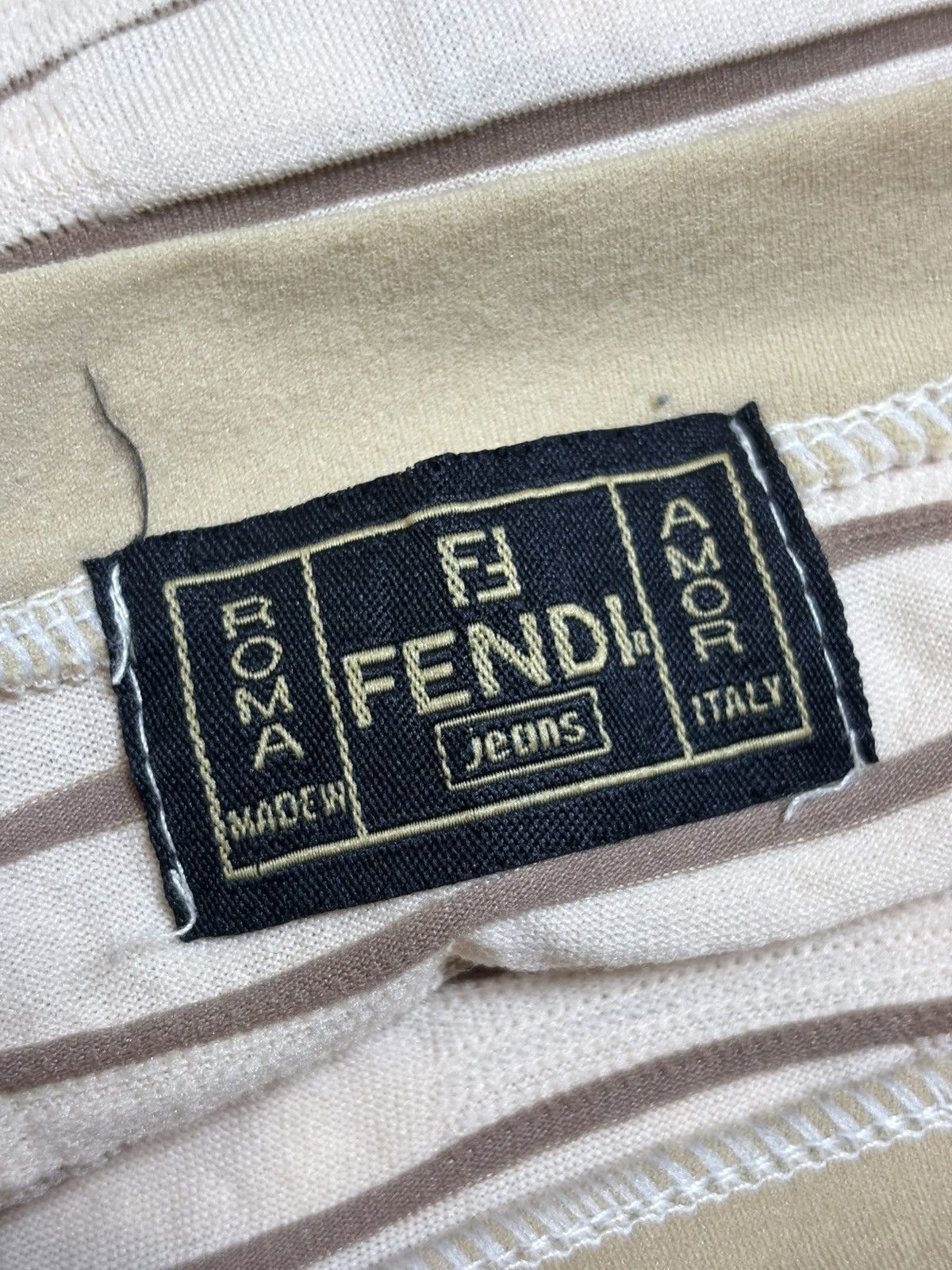 Fendi FENDI Big Logo Long-Sleeve T-Shirt Size US S / EU 44-46 / 1 - 6 Thumbnail
