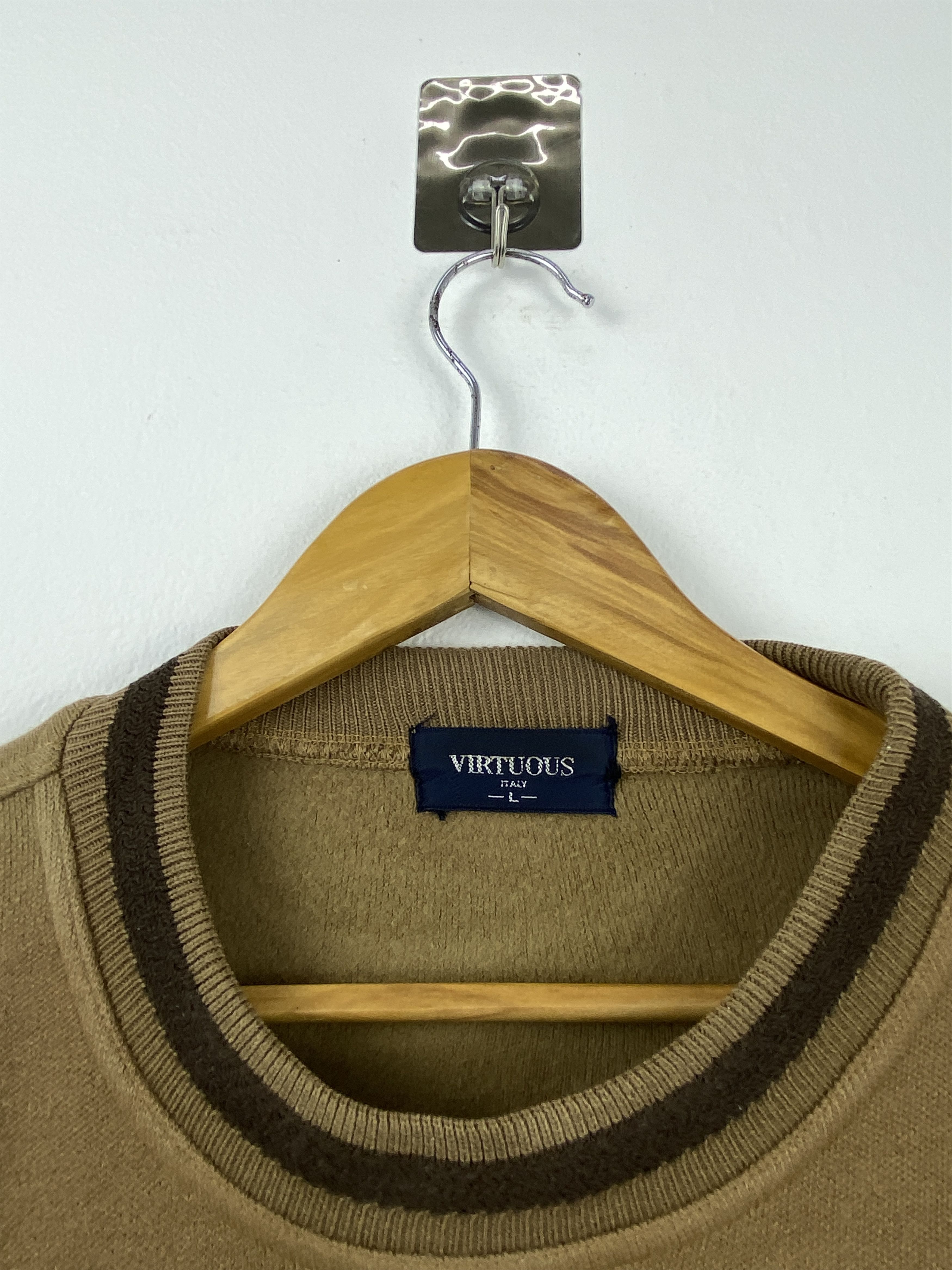 Vintage Vintage Virtuous Embroidered Sweatshirt SH0532 Size US L / EU 52-54 / 3 - 9 Thumbnail