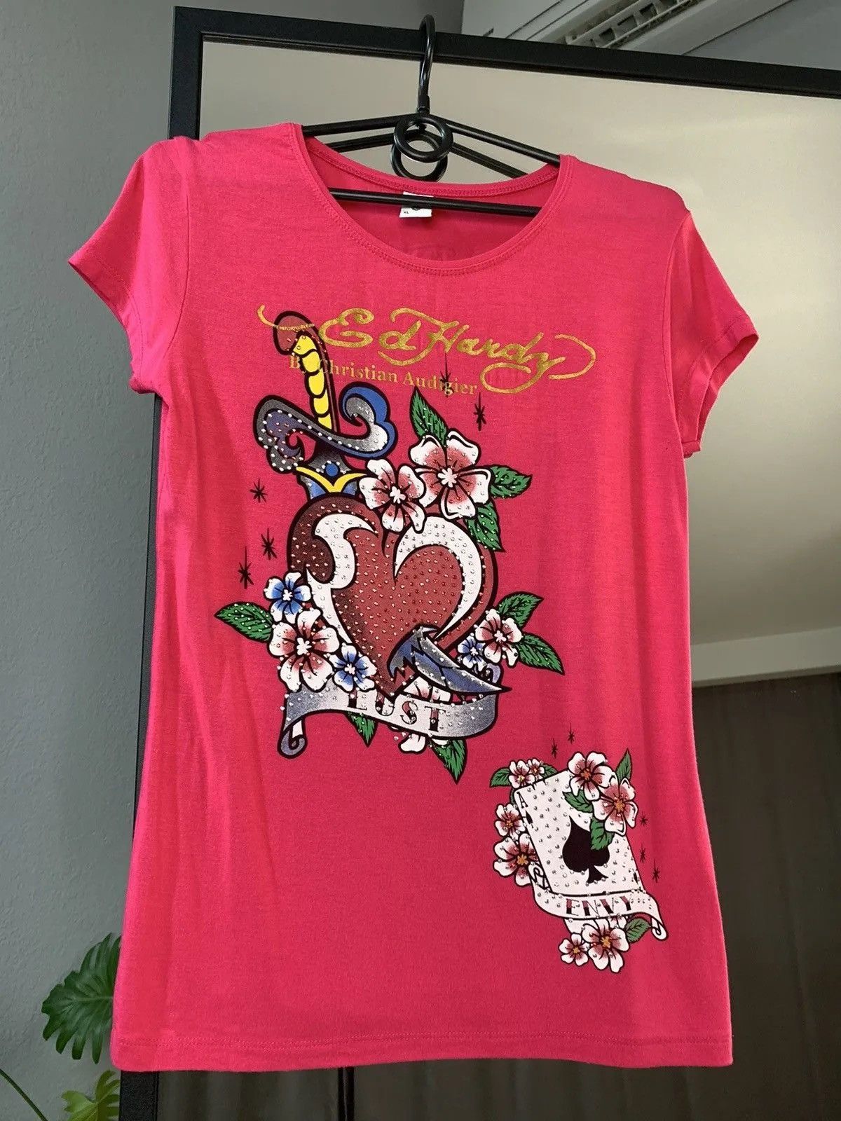 Christian Audigier Vintage Y2K t-shirt style Ed hardy Christian Audigier tee Size L / US 10 / IT 46 - 11 Thumbnail