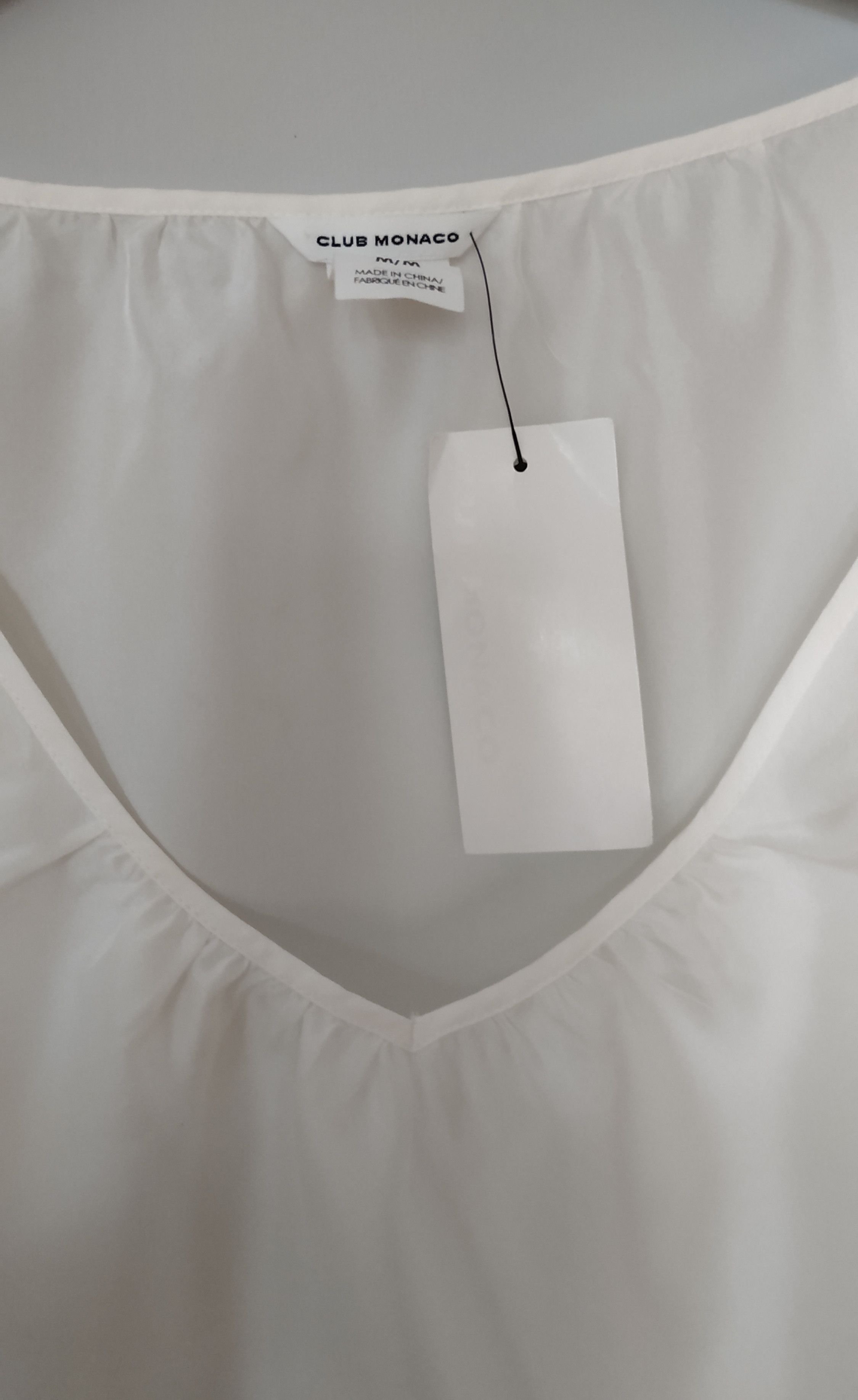 Club Monaco Naveah silk top blouse ruffeld sleeves Size M / US 6-8 / IT 42-44 - 4 Thumbnail