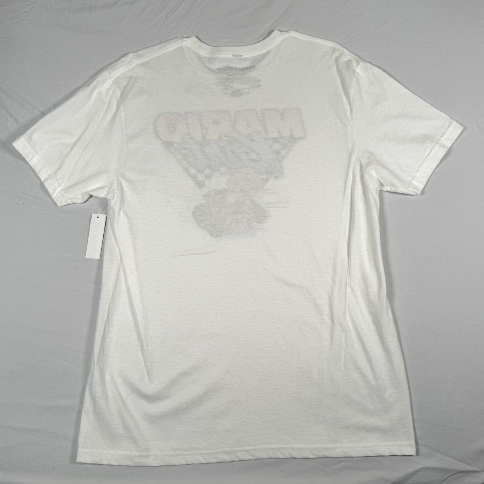 Nintendo VINTAGE Super Mario Kart Shirt Mens Large White Team Driver Graphic Video Game Nintendo Size US L / EU 52-54 / 3 - 3 Thumbnail