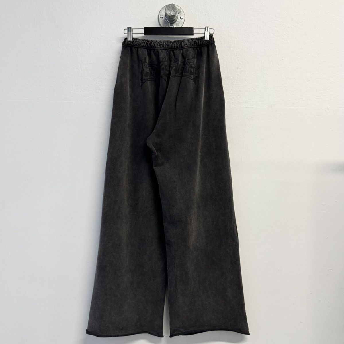 Acne Studios ACNE STUDIOS Felin Cotton Wide-Leg Sweat Pants Size US 26 / EU 42 - 2 Thumbnail