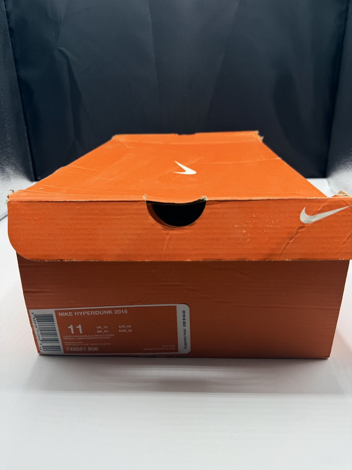 Nike Nike Hyperdunk 2015 Bruce Lee Laser Orange 749561 806 Sz 11 Size US 11 / EU 44 - 4 Thumbnail