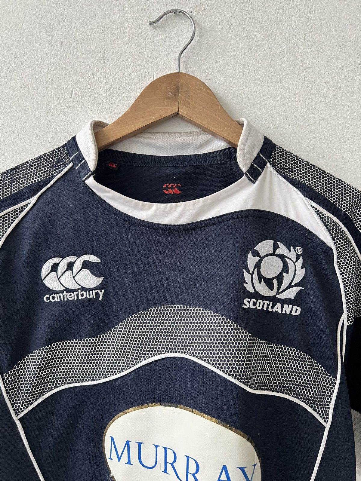 Canterbury of New Zealand × Vintage 🩸RARE🩸Canterbury Scotland Rugby 2008 Vintage Jersey Size US L / EU 52-54 / 3 - 10 Thumbnail