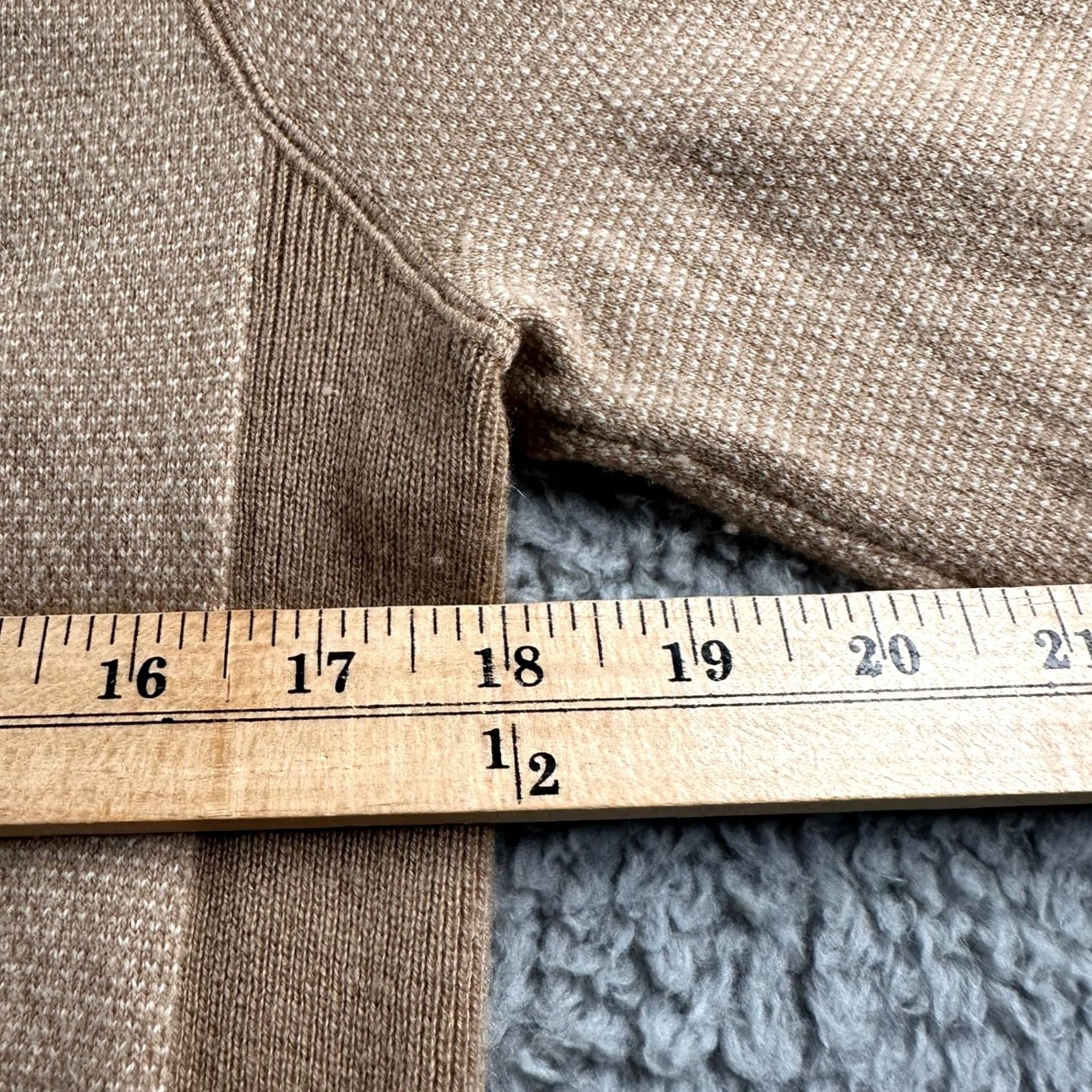 Vince Vince Sweater Mens S Camel Wool Cashmere Crewneck Pullover Knit Beige Tight-Knit Size US S / EU 44-46 / 1 - 6 Thumbnail