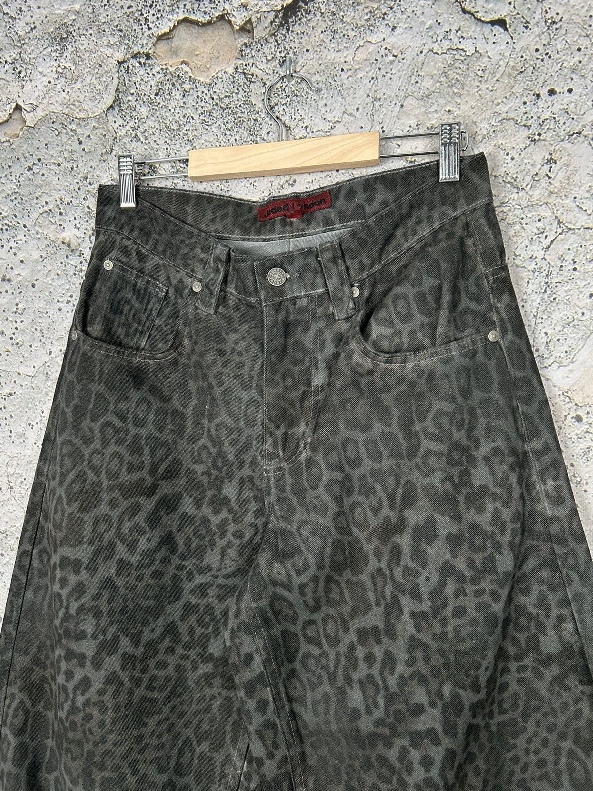 Jaded London Jaded London Colossus Jeans Charcoal Leopard Face Streetwear Size US 28 / EU 44 - 3 Thumbnail