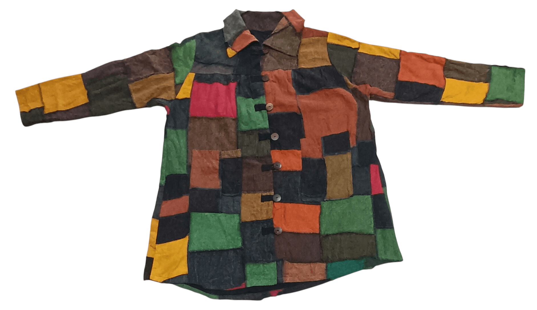 Japanese Brand VINTAGE CUSTOM PATCHWORK KAPITAL LIKE HOBO JACKET Size US XL / EU 56 / 4 - 1 Thumbnail