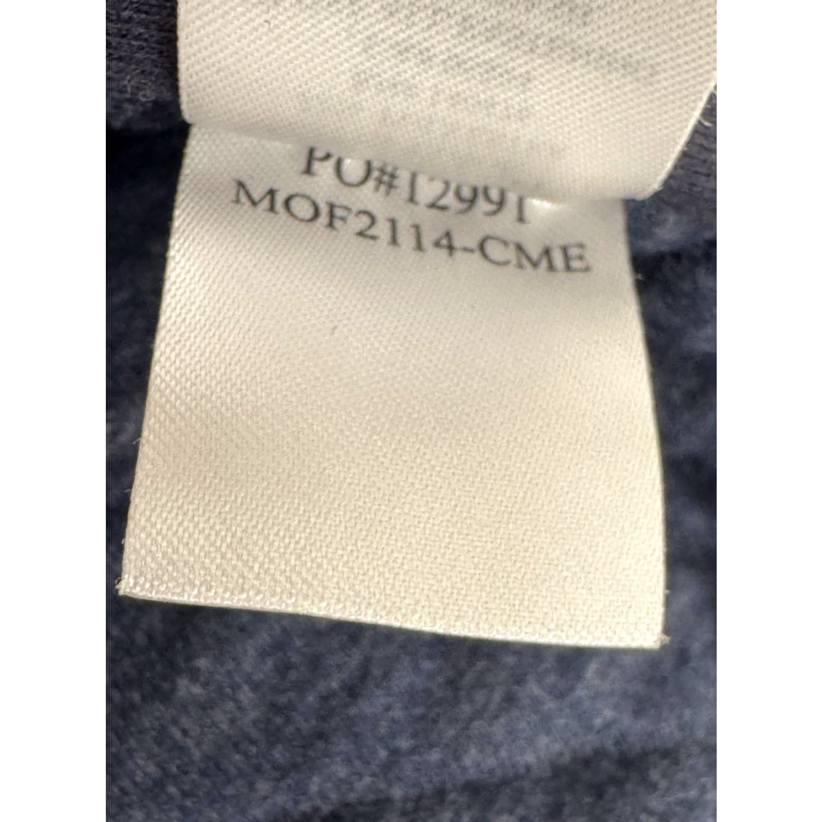 Faherty Faherty Quilted Zip Vest Mens L Grayish Blue with Cotton Blend Outer Shell Winter Wear B10 Size US L / EU 52-54 / 3 - 7 Thumbnail