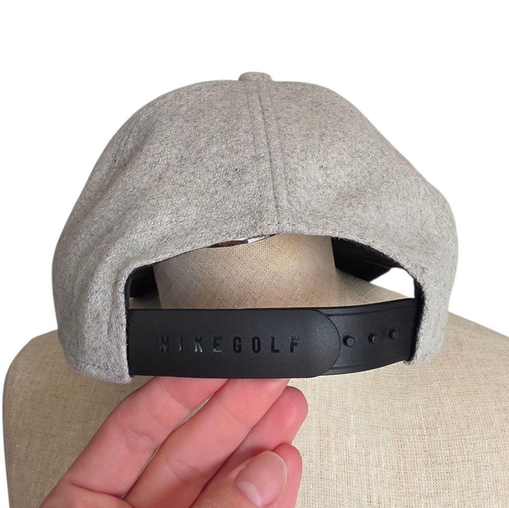 Nike Nike Wool Blend Light Grey Golf Hat Size ONE SIZE - 4 Thumbnail