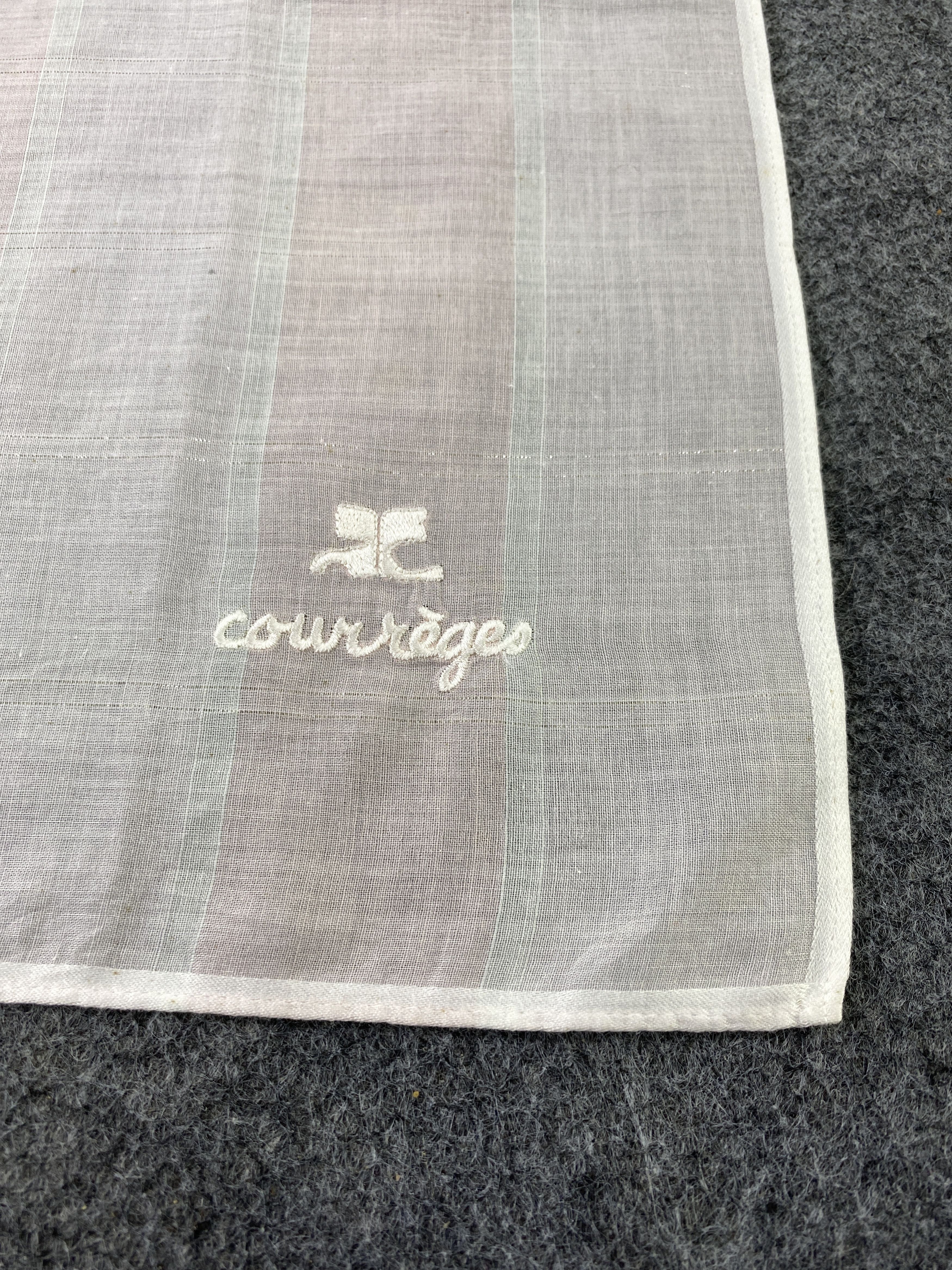 Courreges Courreges Handkerchief Neckerchief Bandana -B331 Size ONE SIZE - 5 Thumbnail