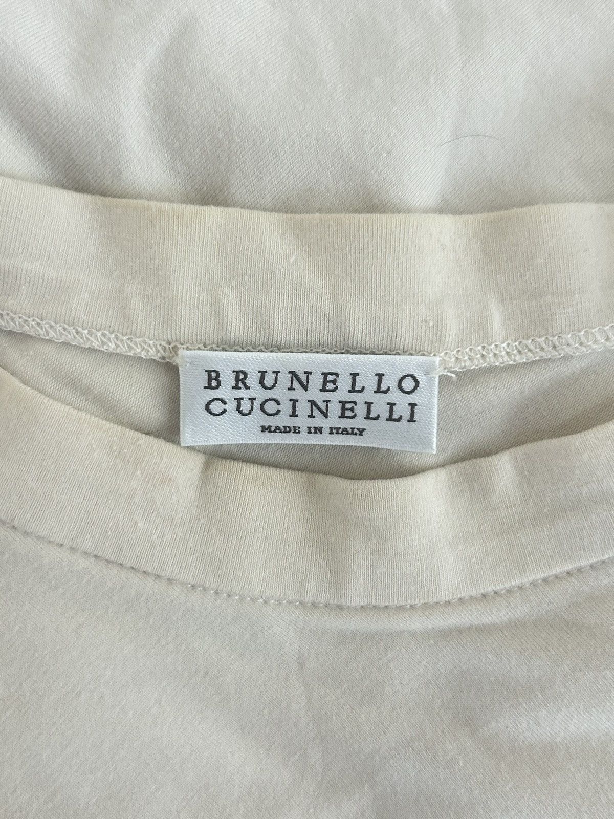 Brunello Cucinelli Cashmere Monili Trim Sweater Tee Size US XL / EU 56 / 4 - 4 Thumbnail