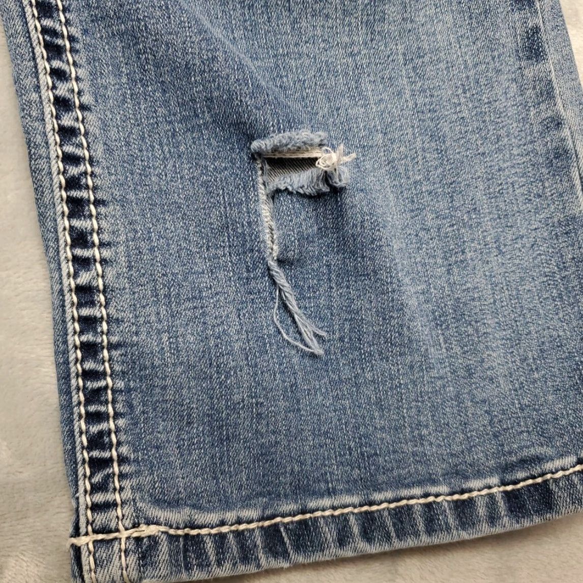 Vintage Cedar Rose Jeans Womens 30 Blue Denim Thick Whipstitch Feathers Western Cowboy Denim Blue Jeans Boots Cut Cowboy Theme Womens Size 30" / US 8 / IT 44 - 3 Thumbnail