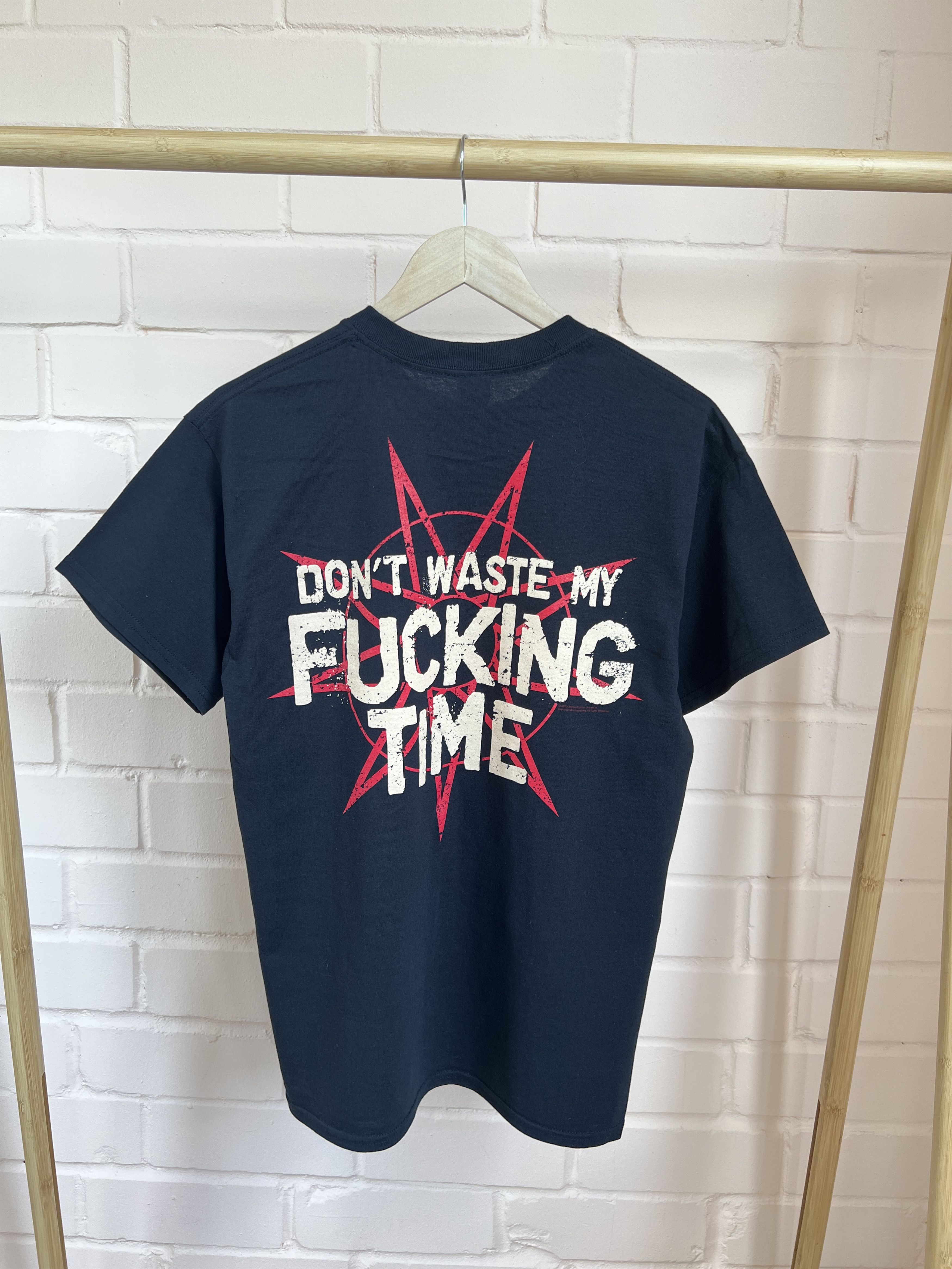 Band Tees 2015 Slipknot Fuck Me Up Crazy Both Side Printed Tee Size US S / EU 44-46 / 1 - 5 Thumbnail