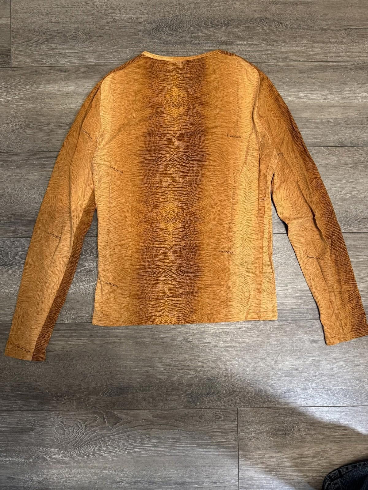 Roberto Cavalli Roberto Cavalli Vintage Snakeskin Printed LongSleeve Top Size L / US 10 / IT 46 - 8 Thumbnail
