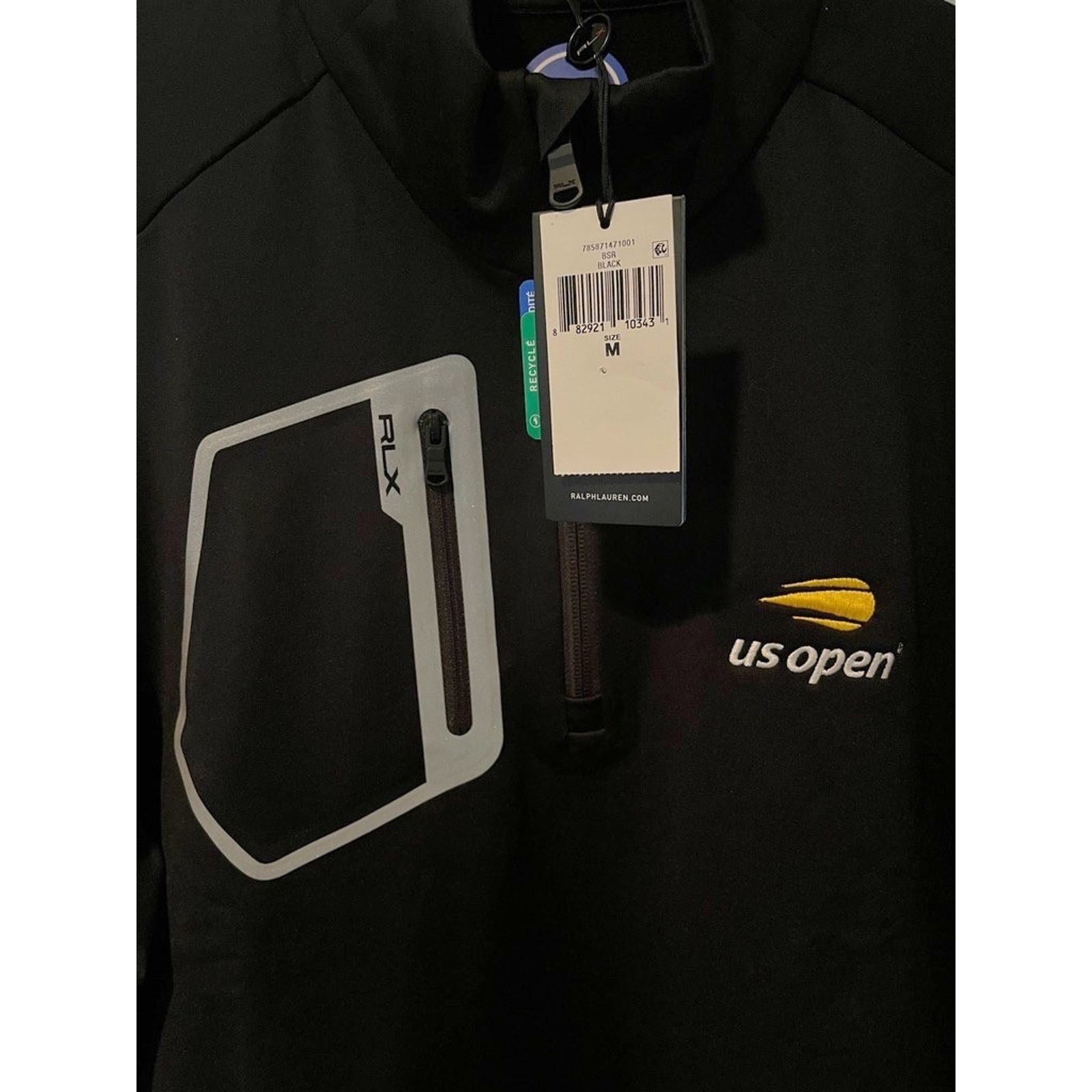 RLX Ralph Lauren RLX Ralph Lauren US Open Tennis Quarter Zip Pullover Sz. M Size US M / EU 48-50 / 2 - 8 Thumbnail