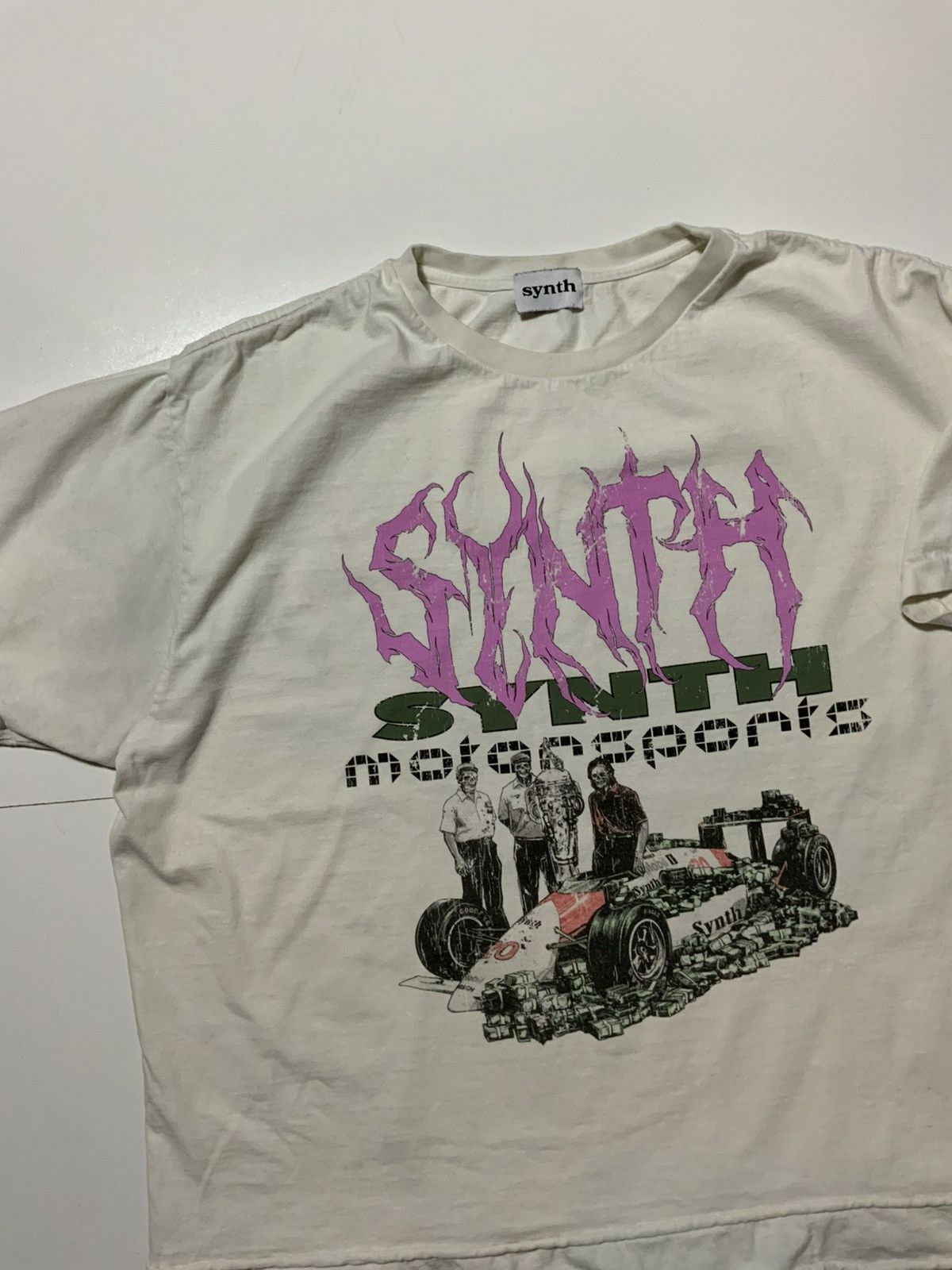 Other Synth “Milly” Motorsports Racing Double Hem Skeleton T-Shirt Size US L / EU 52-54 / 3 - 3 Thumbnail