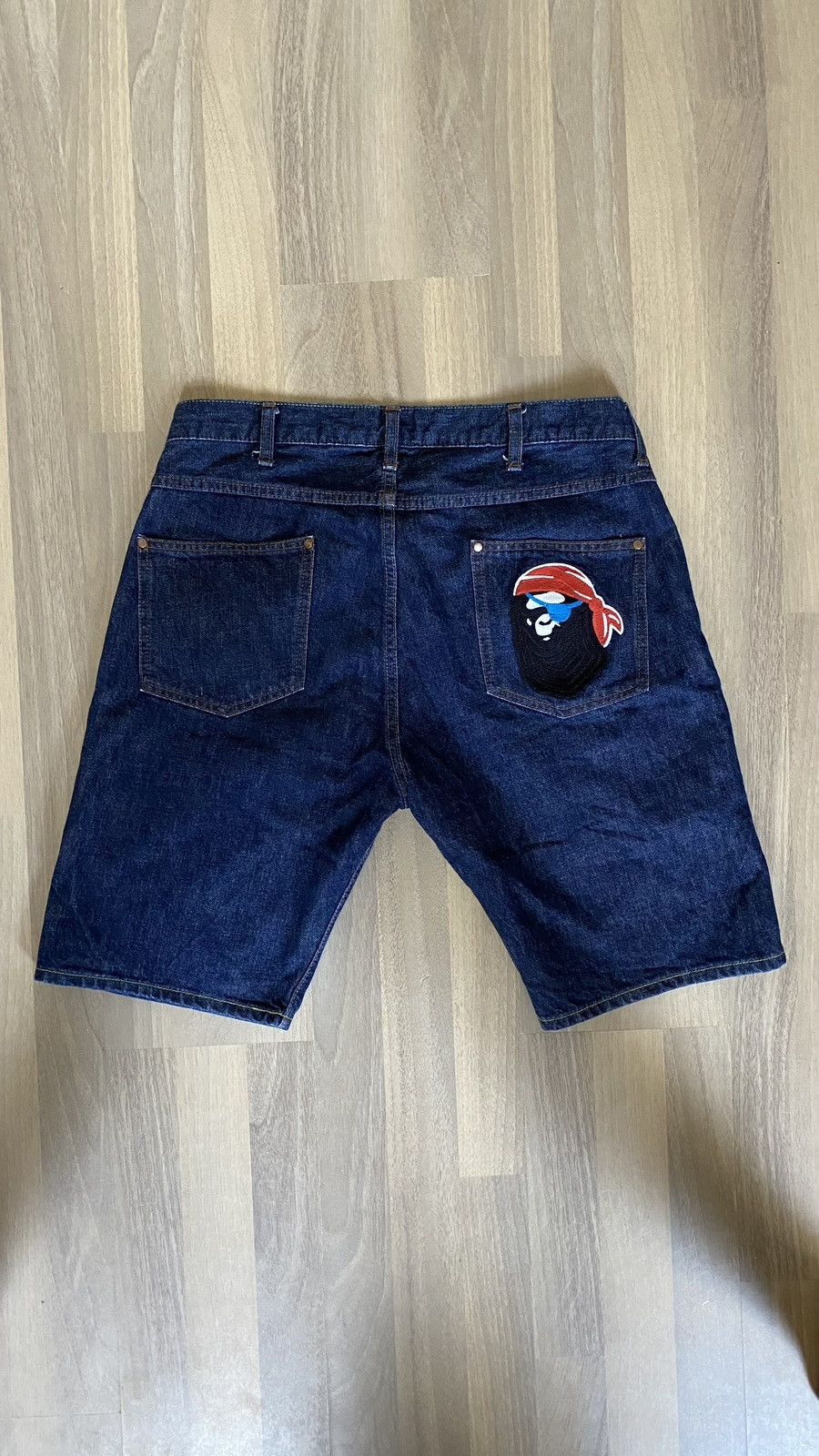 Bape Bape Pirate Store Denim Shorts Size US 32 / EU 48 - 1 Thumbnail