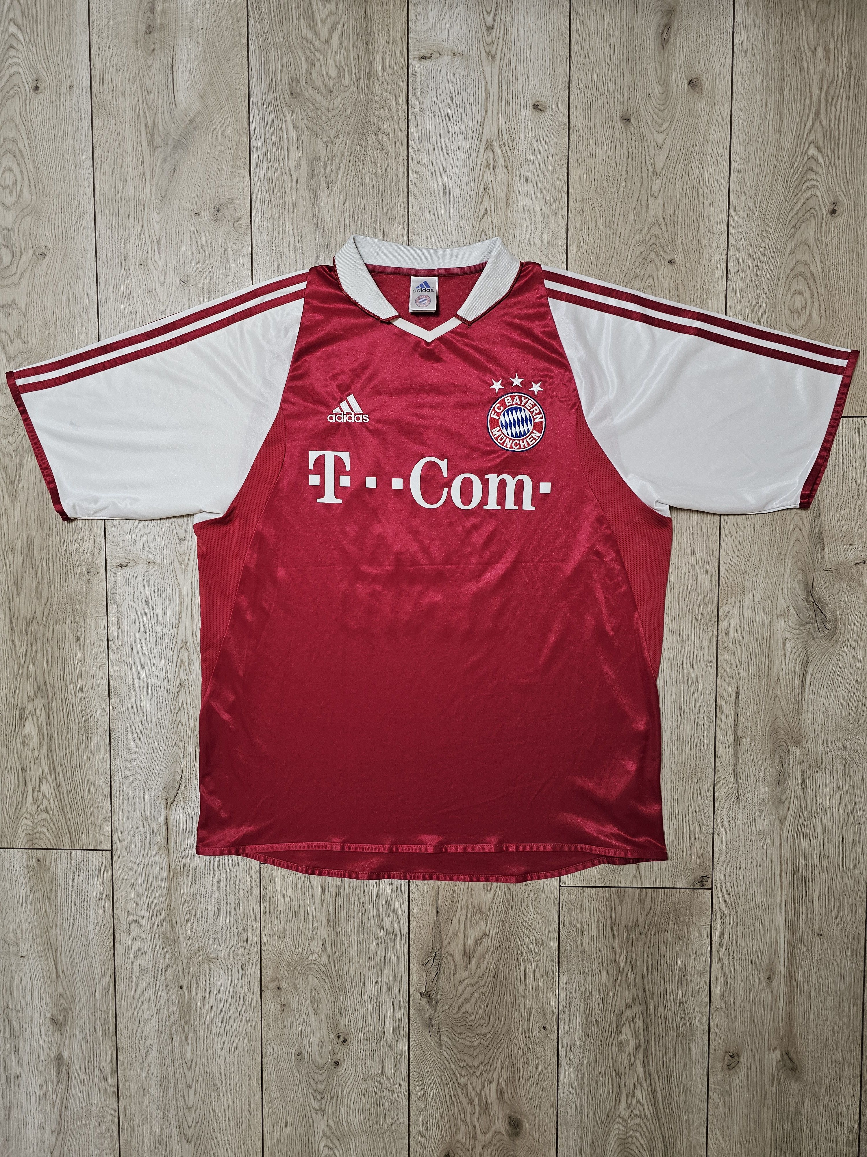 Adidas × Vintage BAYERN MUNICH 2003 2004 HOME MAKAAY FOOTBALL SOCCER JERSEY Size US XL / EU 56 / 4 - 1 Thumbnail