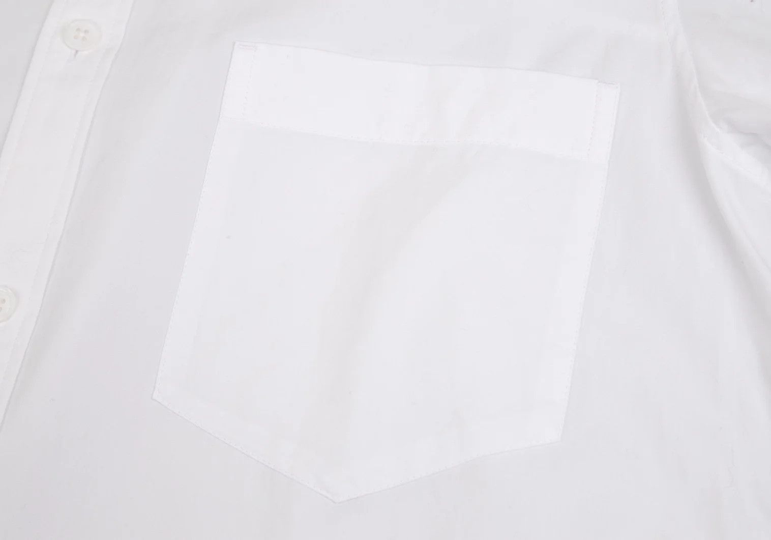 Yohji Yamamoto Cotton Long Sleeve Shirt in White with Sleeve Detail Size US S / EU 44-46 / 1 - 3 Thumbnail