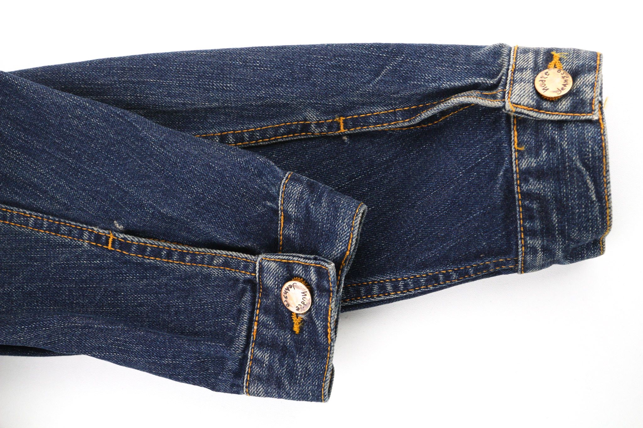 Nudie Jeans BILLY DARK AUTHENTIC DENIM S Blue Denim Jacket 80396 Size US S / EU 44-46 / 1 - 8 Thumbnail