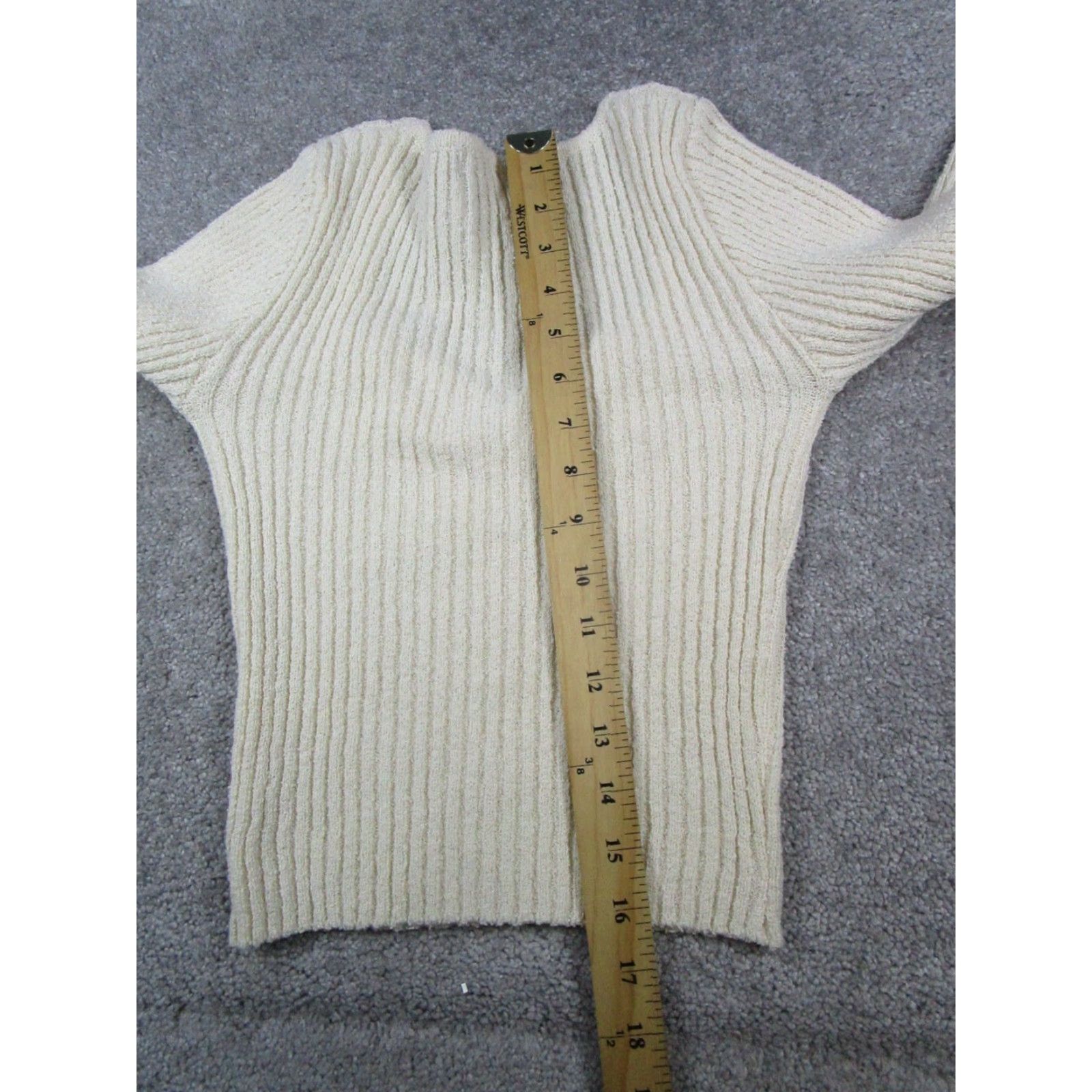 Lulus Lulus Sweater Womens XS Beige Knit Pullover Size XS / US 0-2 / IT 36-38 - 7 Thumbnail