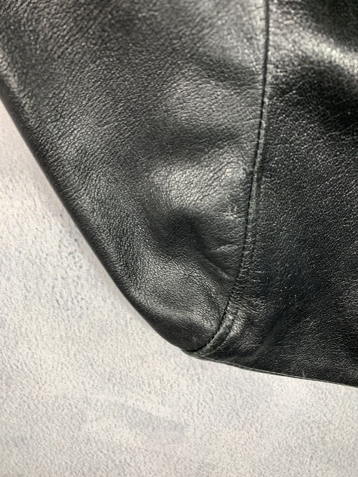 Trussardi × Vintage Vintage 90s Trussardi leather jacket blazer opium bondage Size L / US 10 / IT 46 - 18 Thumbnail