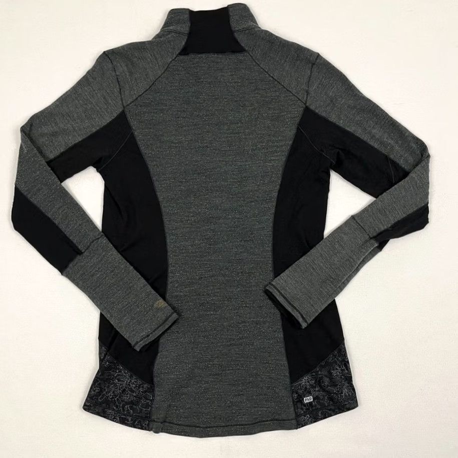 Smartwool SmartWool PhD Merino Wool Pullover Womens M Gray Hiking Base Layer Sweater 1/4 Size M / US 6-8 / IT 42-44 - 4 Thumbnail