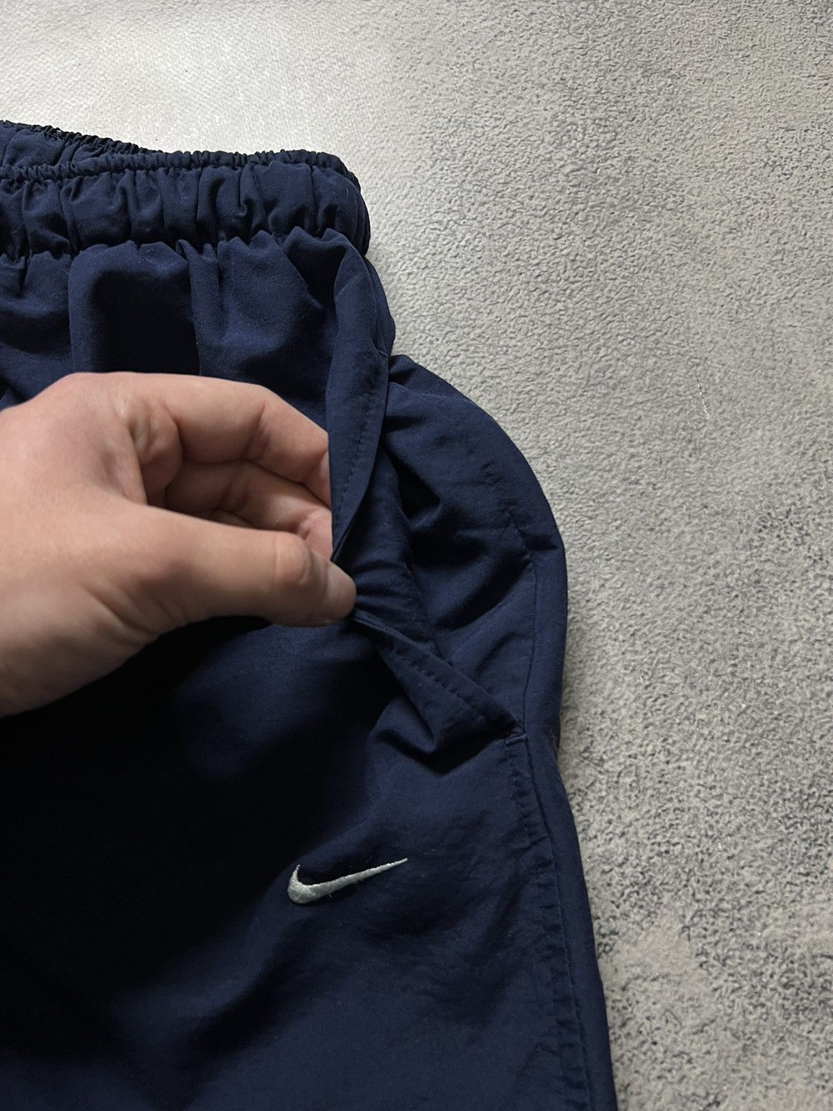 Vintage Vintage Y2K Nike Faded Nylon Mini Swoosh Drill Pants 00’s Size US 30 / EU 46 - 6 Thumbnail