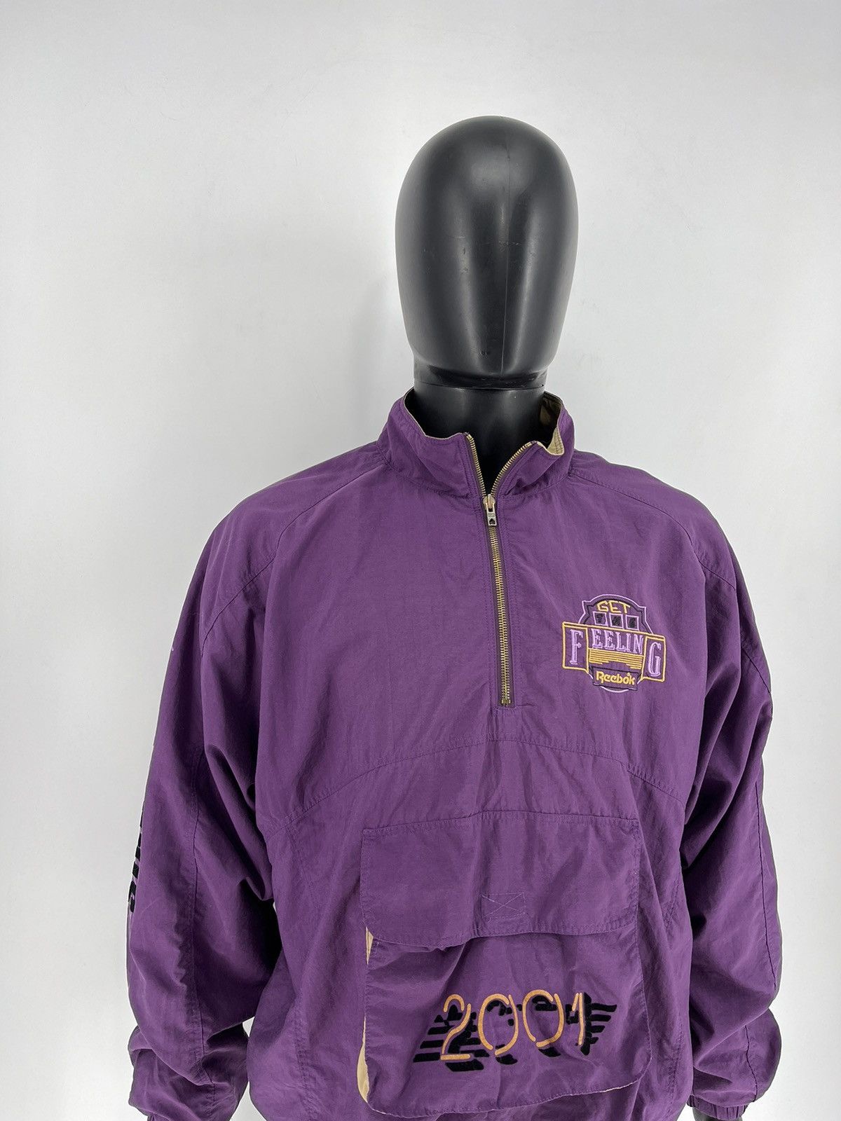 Reebok × Vintage Rare Vintage 90s Reebok Exclusive Get Feeling Jacket Size US XL / EU 56 / 4 - 3 Thumbnail