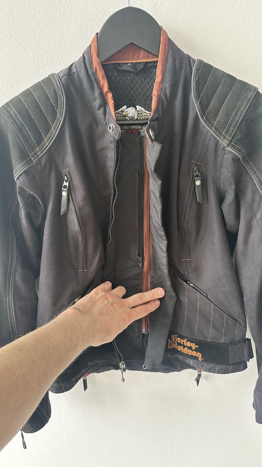 Harley Davidson Harley-Davidson Archival Moto Jacket Black/Copper Embroidery Size S / US 4 / IT 40 - 19 Thumbnail