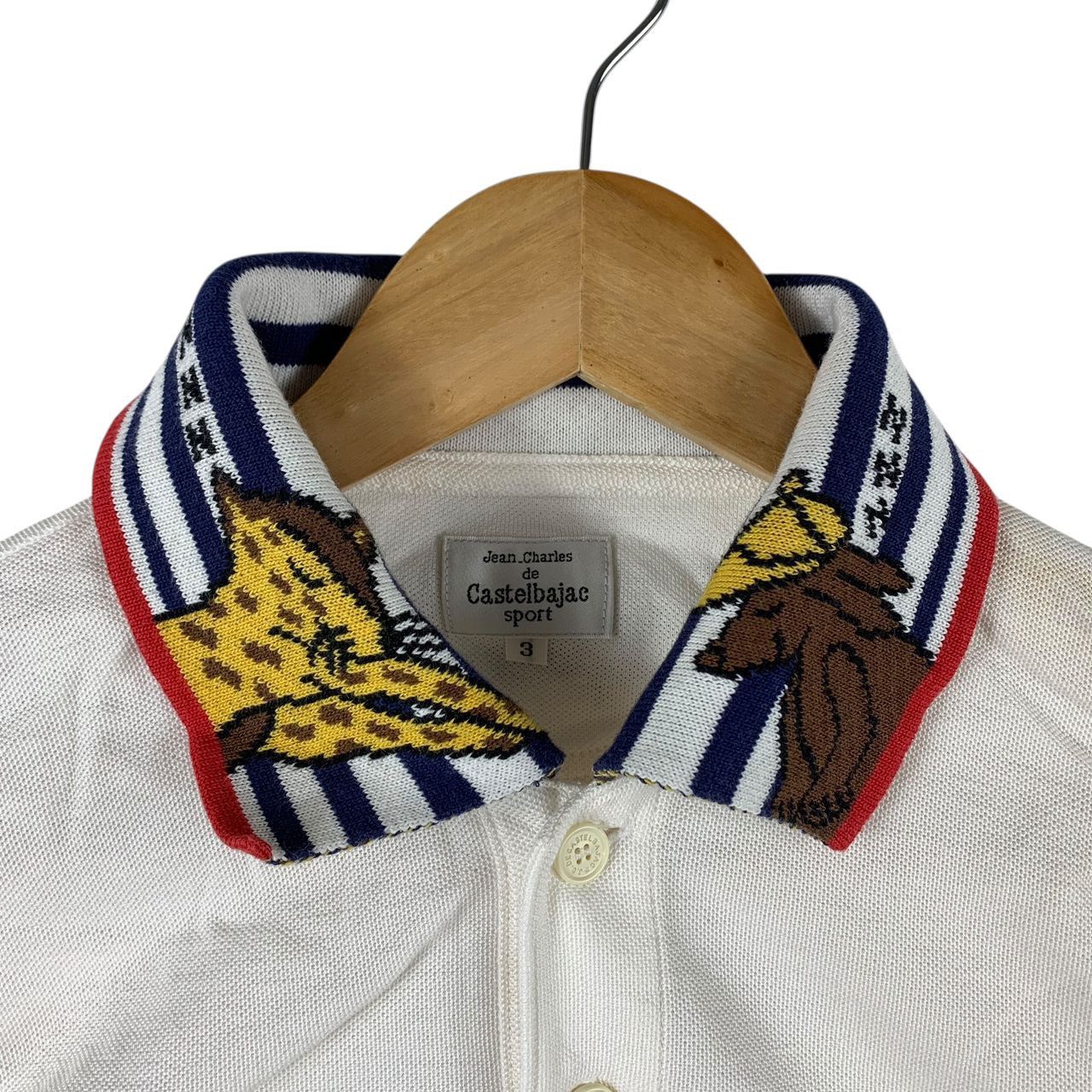Designer × Jean Charles De Castelbajac Vintage JEAN CHARLES DE CASTELBAJAC embroidery polo tee Size US S / EU 44-46 / 1 - 5 Thumbnail