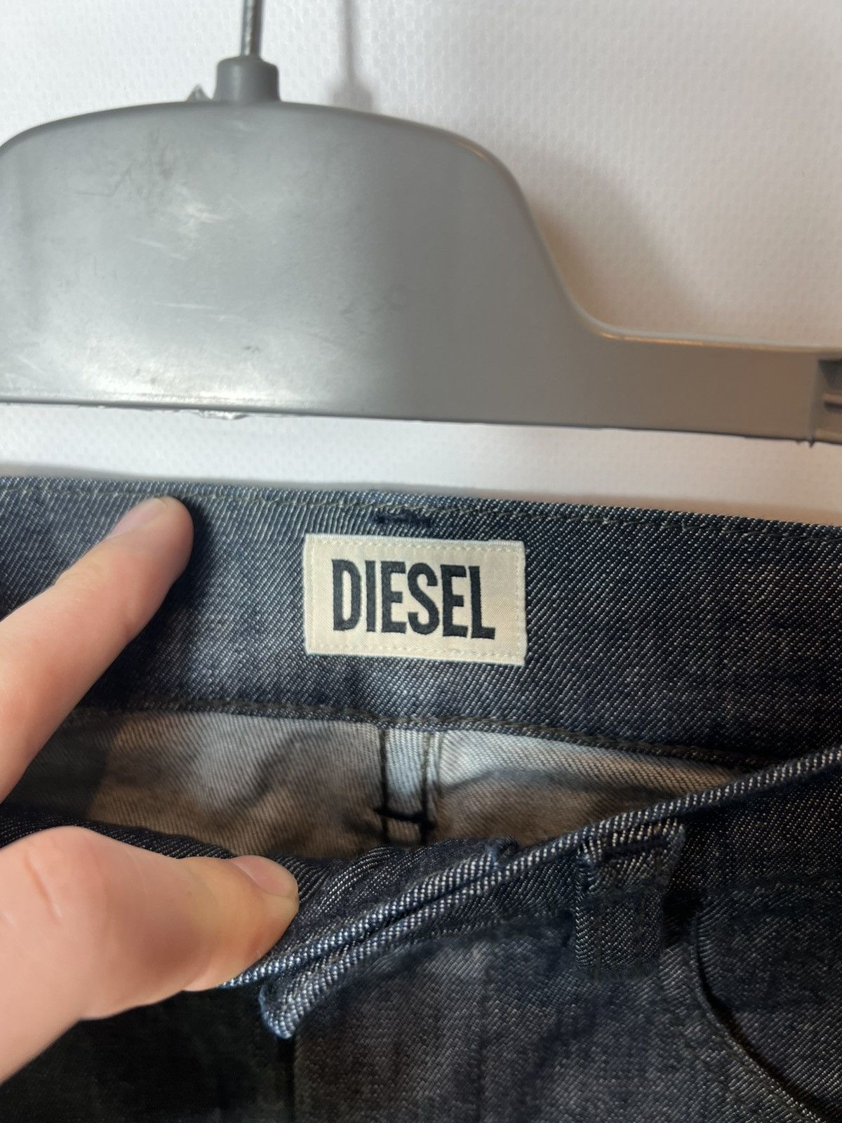 Diesel Vintage Y2K Diesel Industry Crazy Midi Denim Jeans Skirt Size 25" / US 0 / IT 36 - 6 Thumbnail