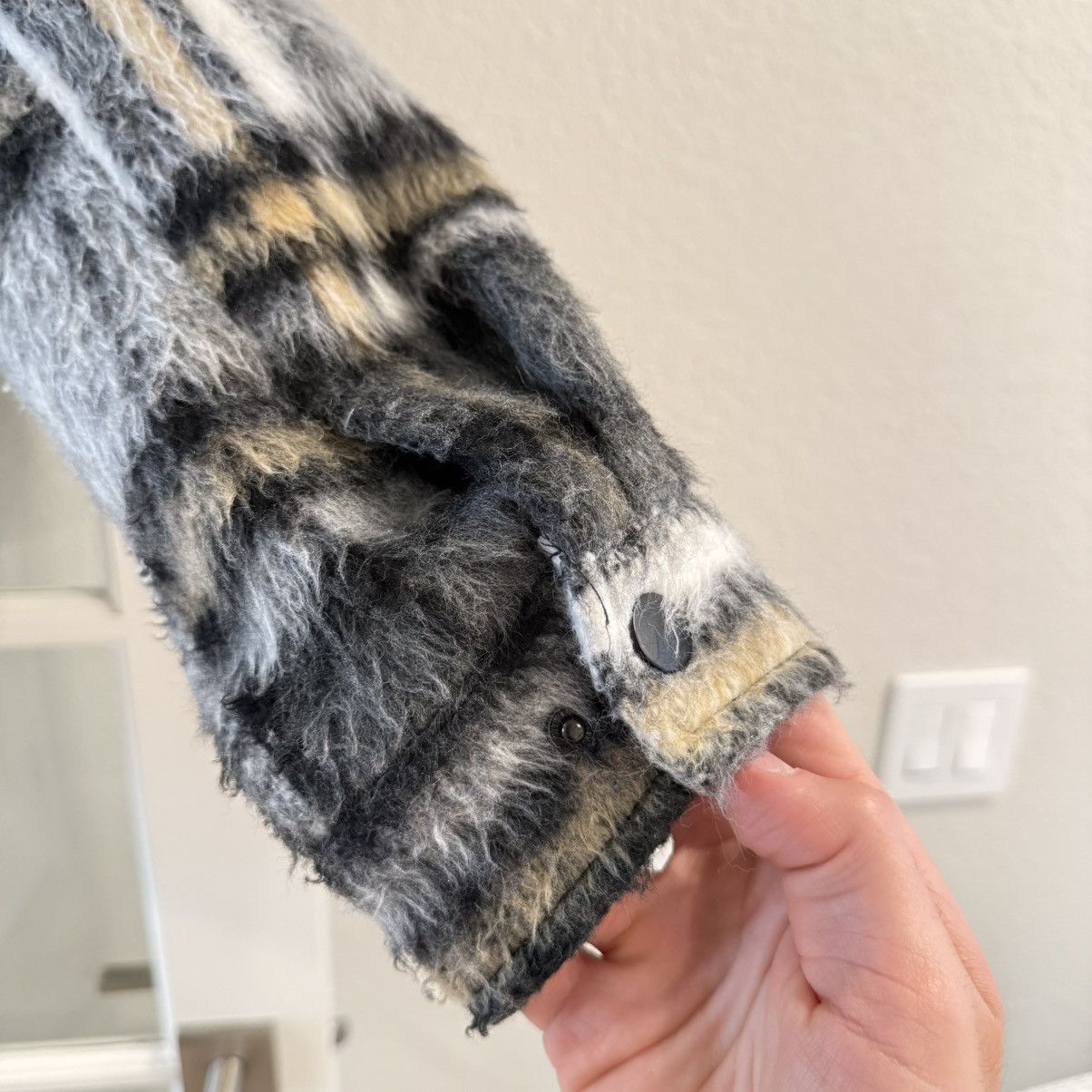 Forever 21 Forever 21 Men's Jacket Plaid Brushed Mohair Size Small Size US S / EU 44-46 / 1 - 8 Thumbnail